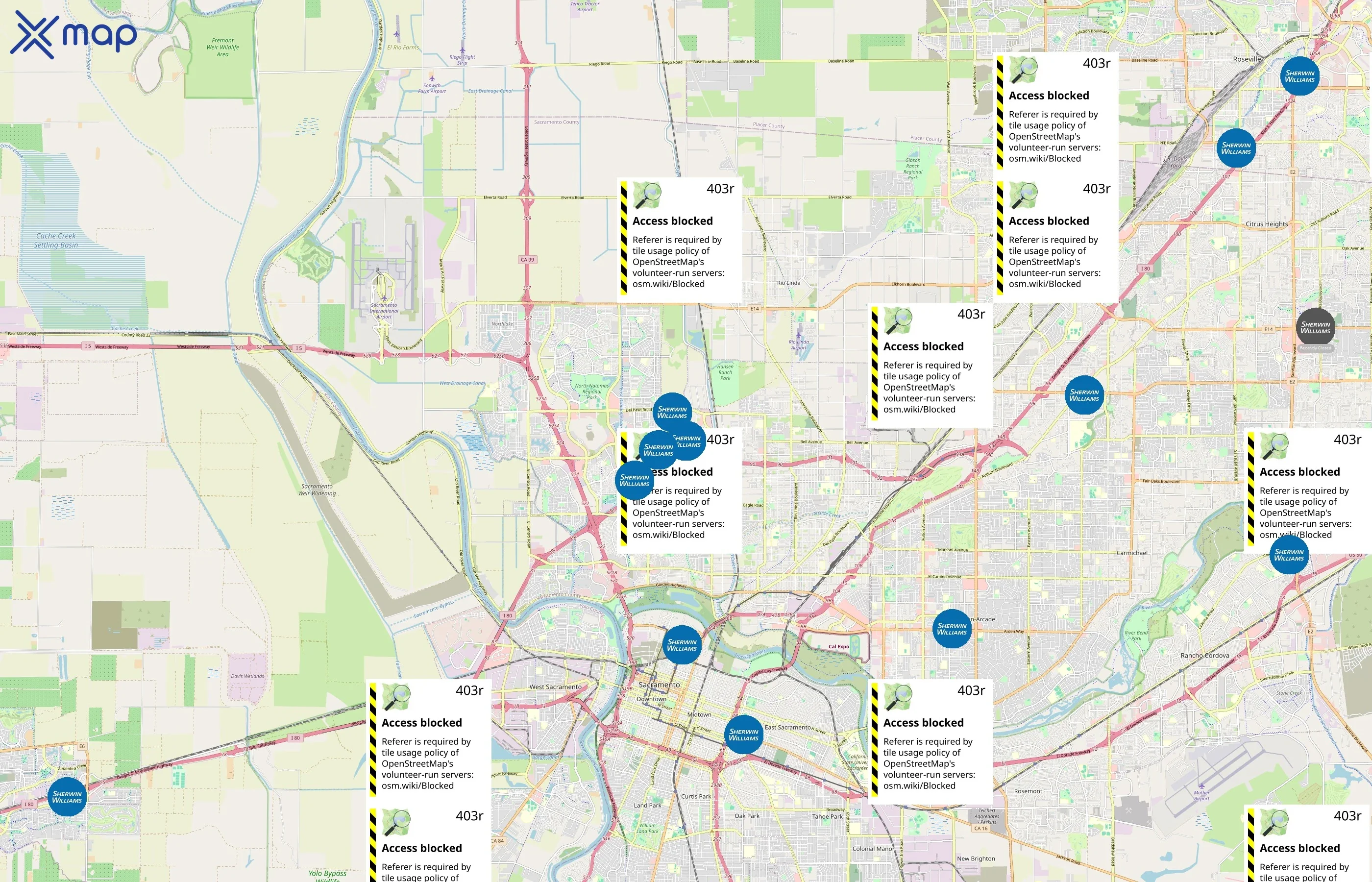 Sherwin-Williams area coverage