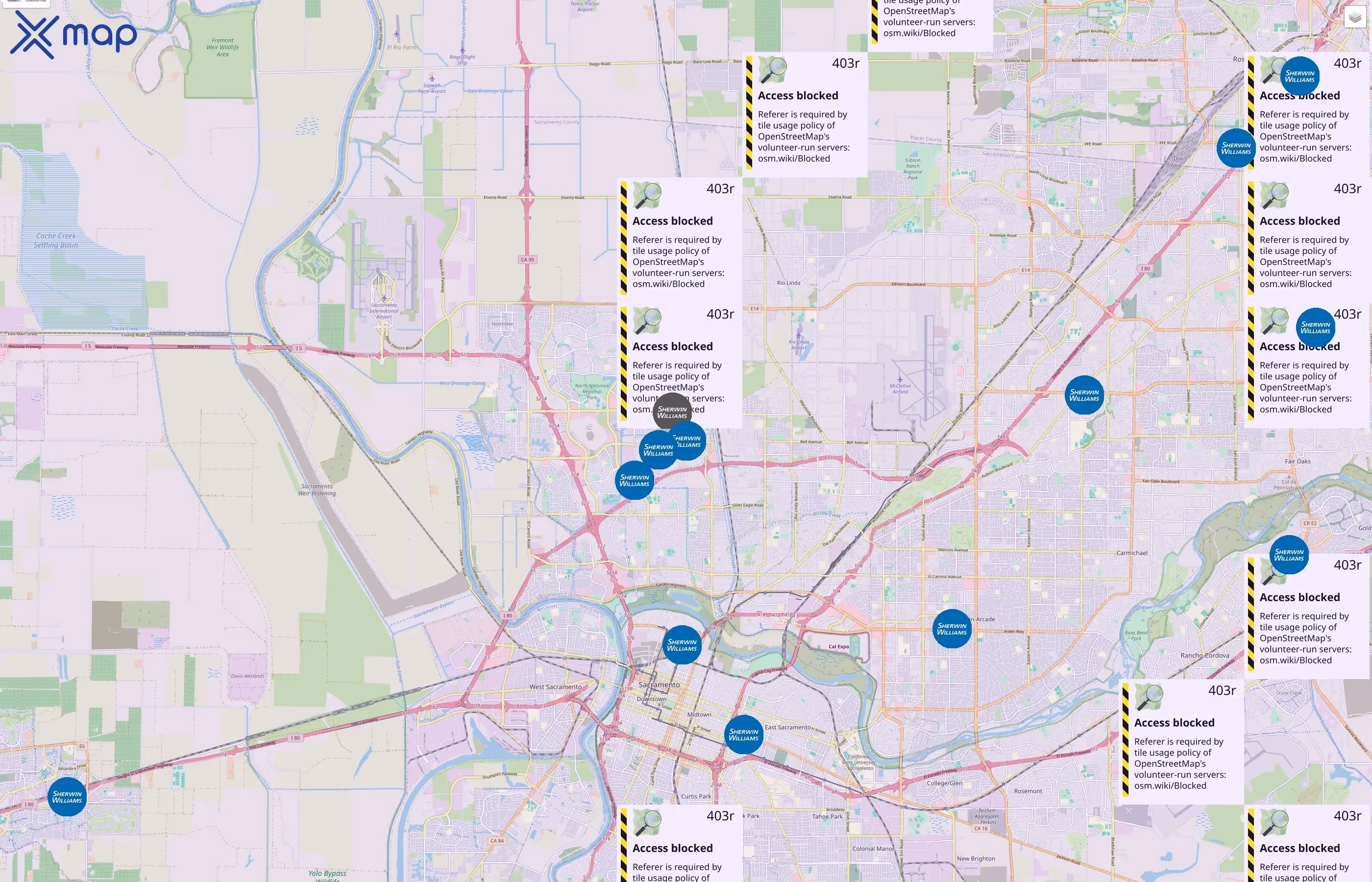 Sherwin-Williams traffic data