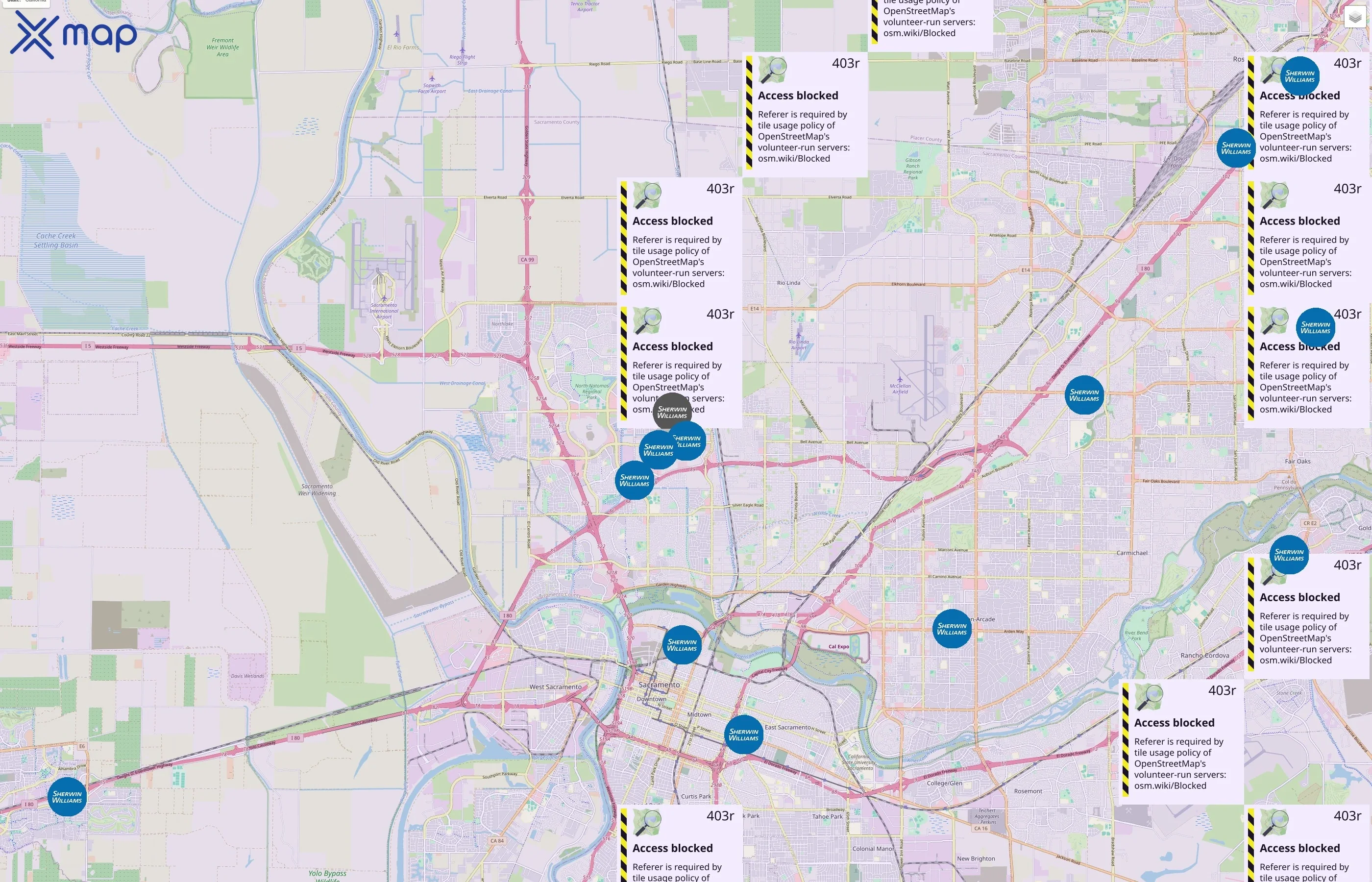 Sherwin-Williams traffic data
