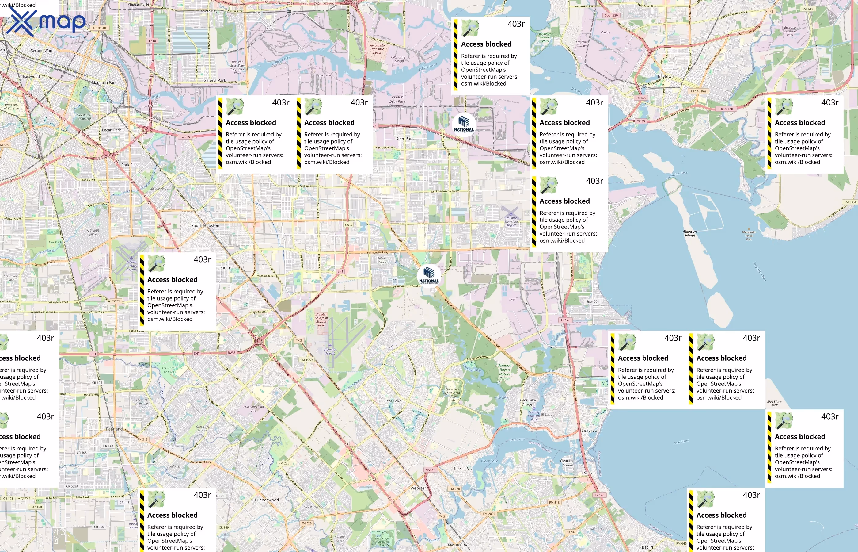 National Tank & Equipment area coverage