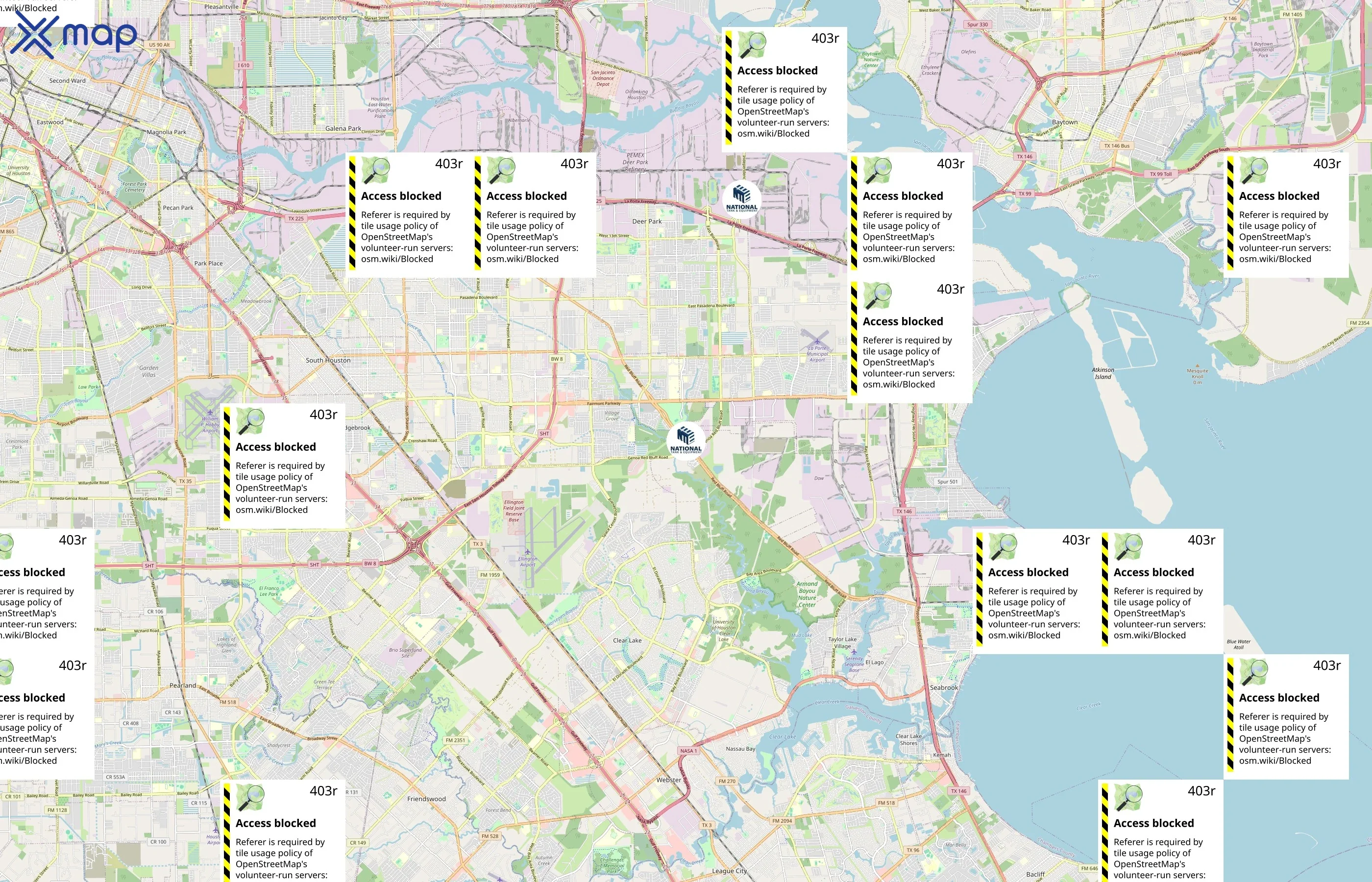 National Tank & Equipment area coverage