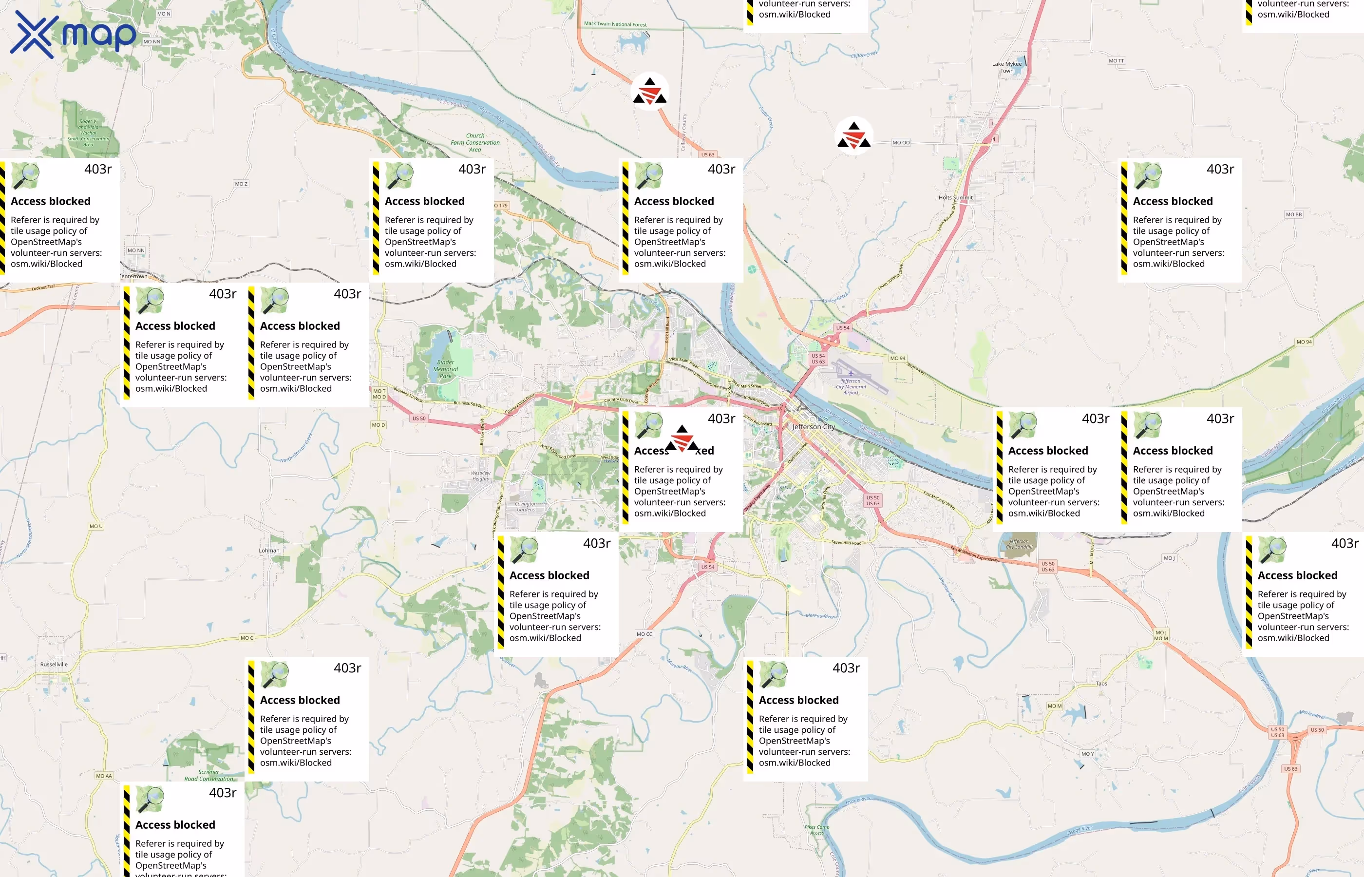 Capital Quarries Co. Inc. area coverage