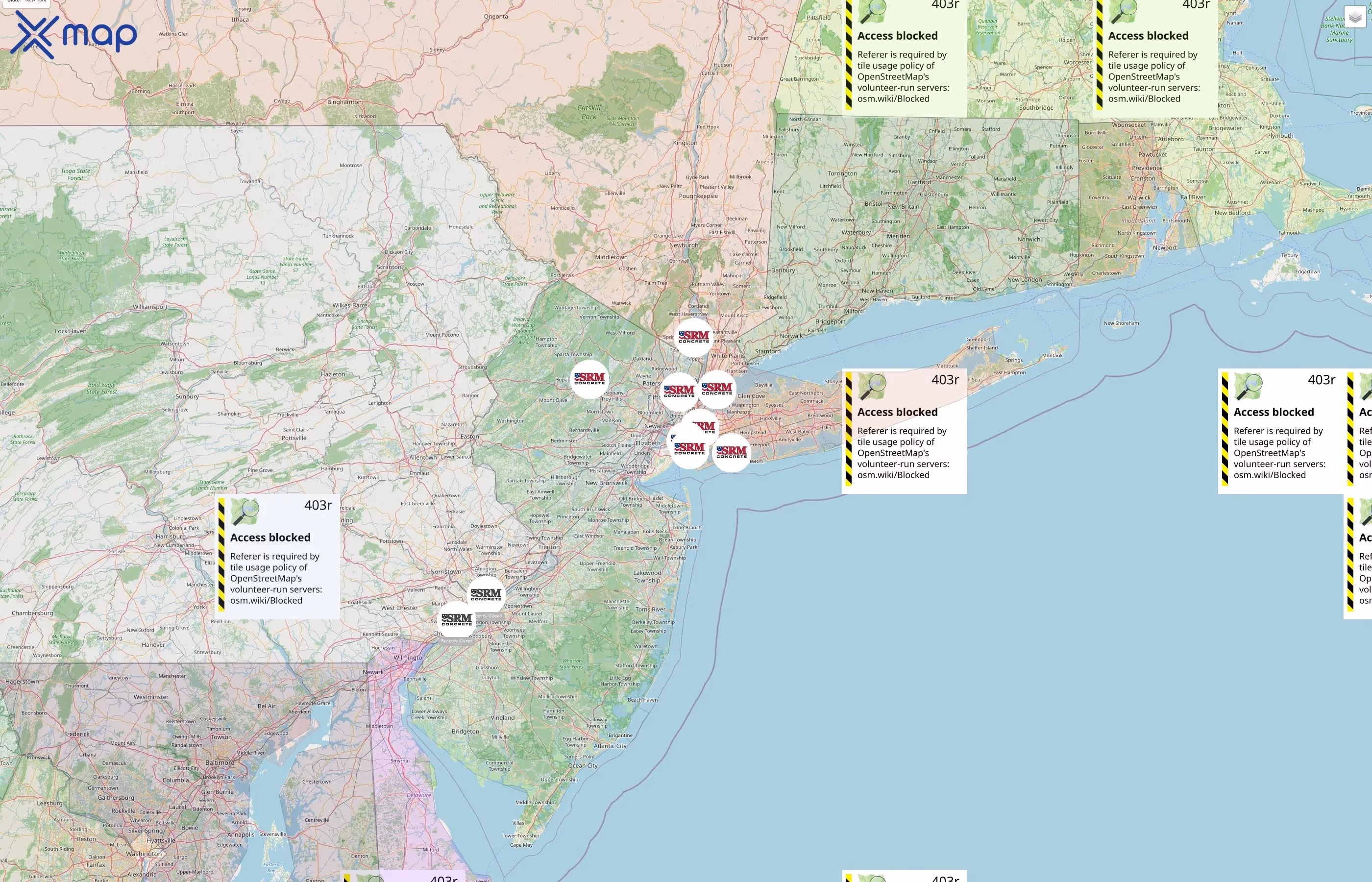 SRM Concrete street hotspots