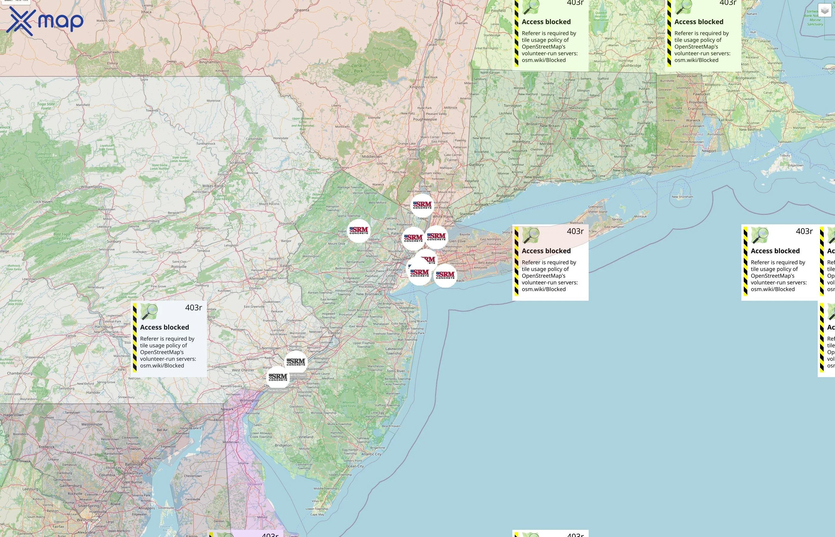 SRM Concrete street hotspots