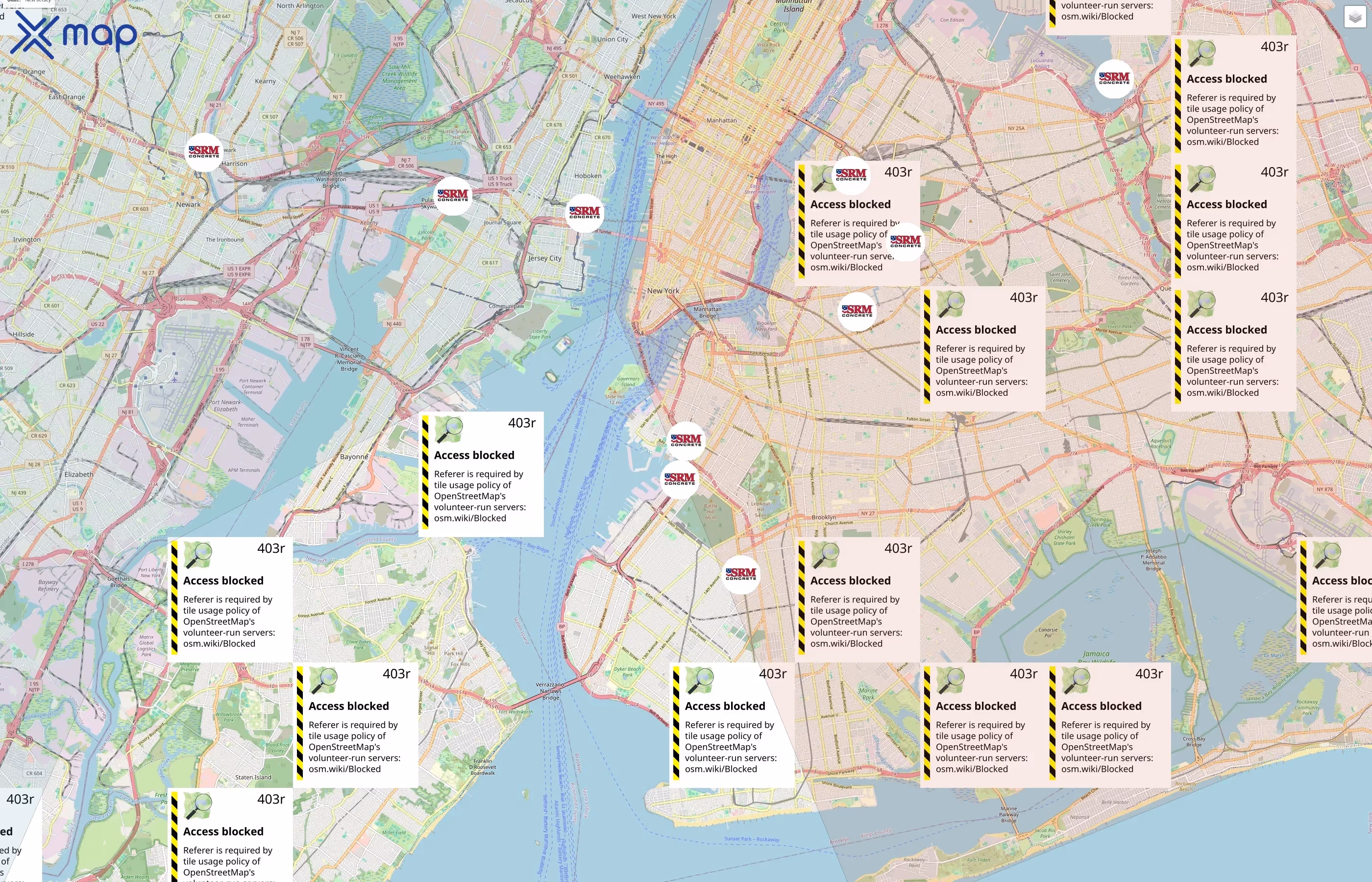 SRM Concrete traffic data