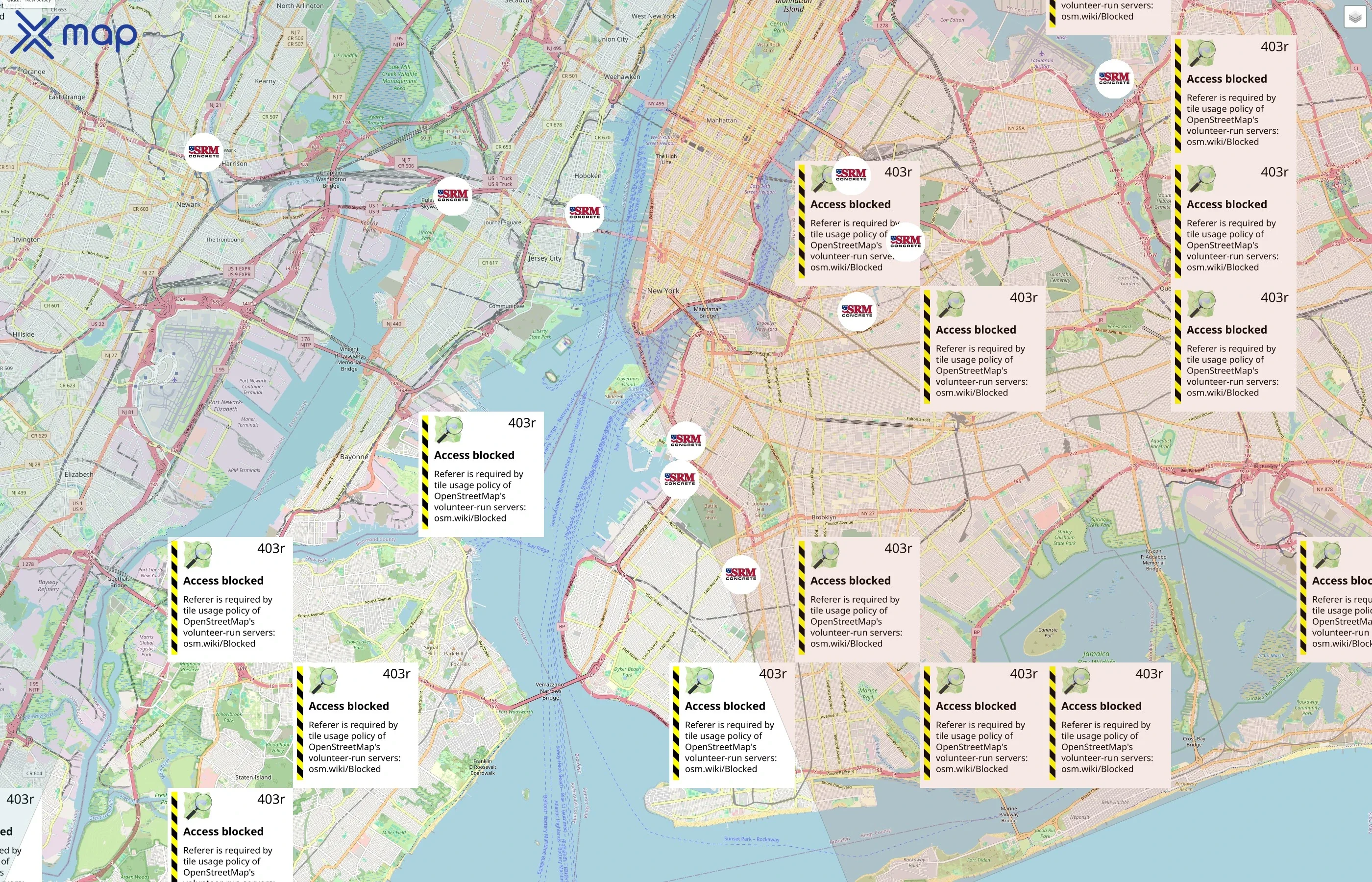 SRM Concrete traffic data