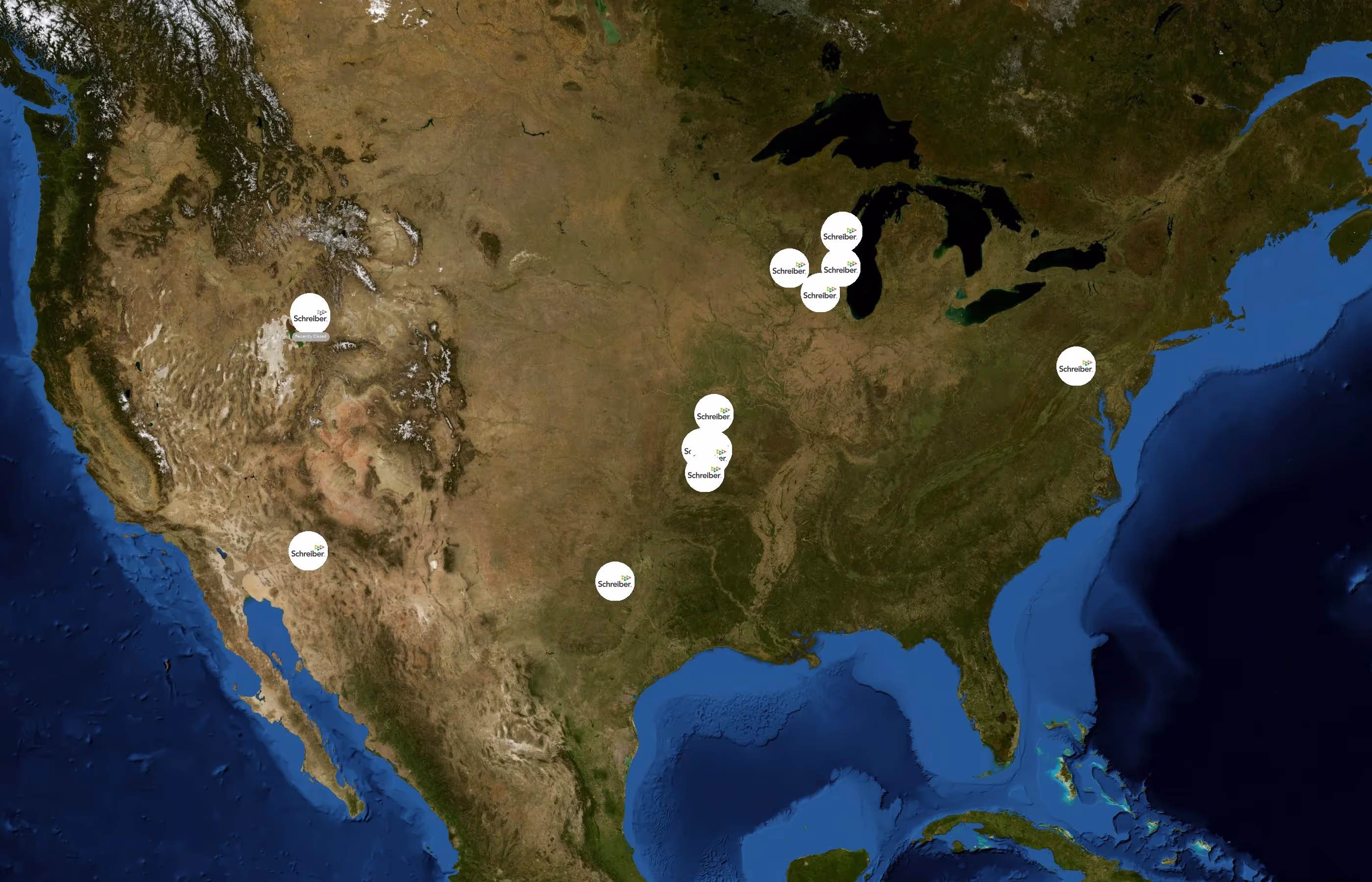 Schreiber Foods state distribution