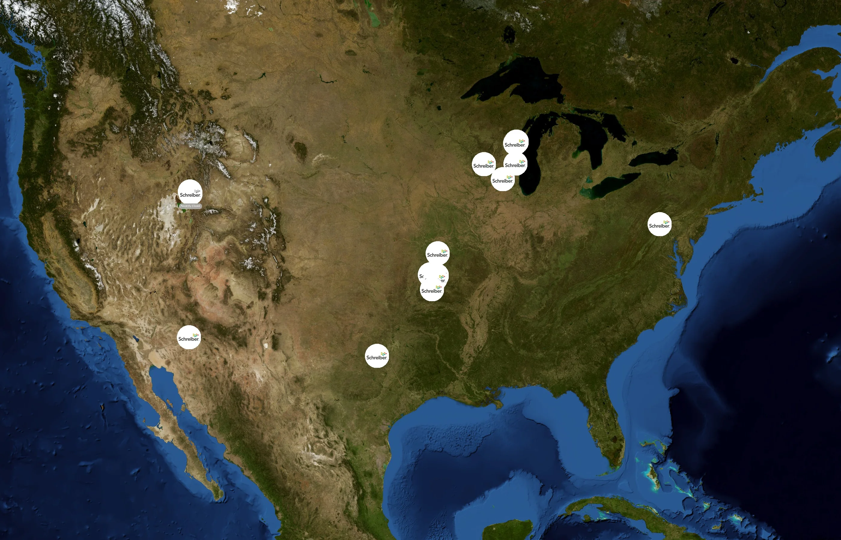 Schreiber Foods state distribution