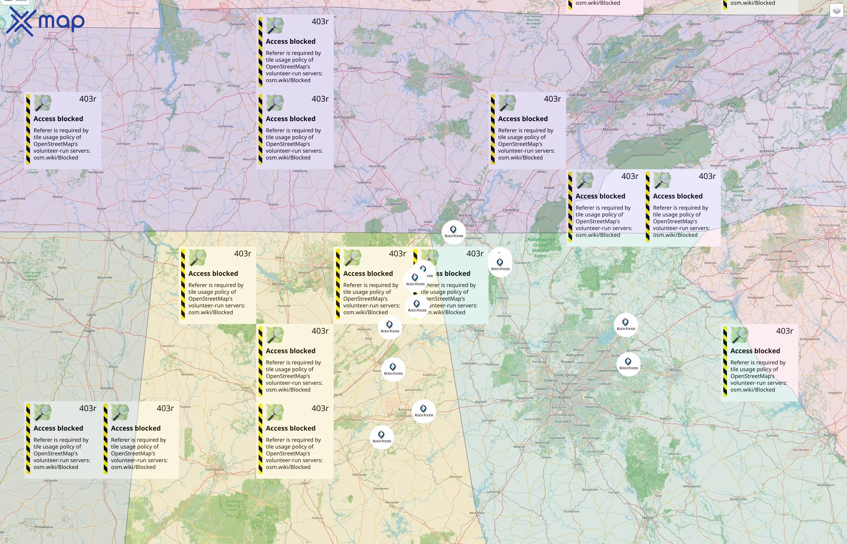 Koch Foods street hotspots