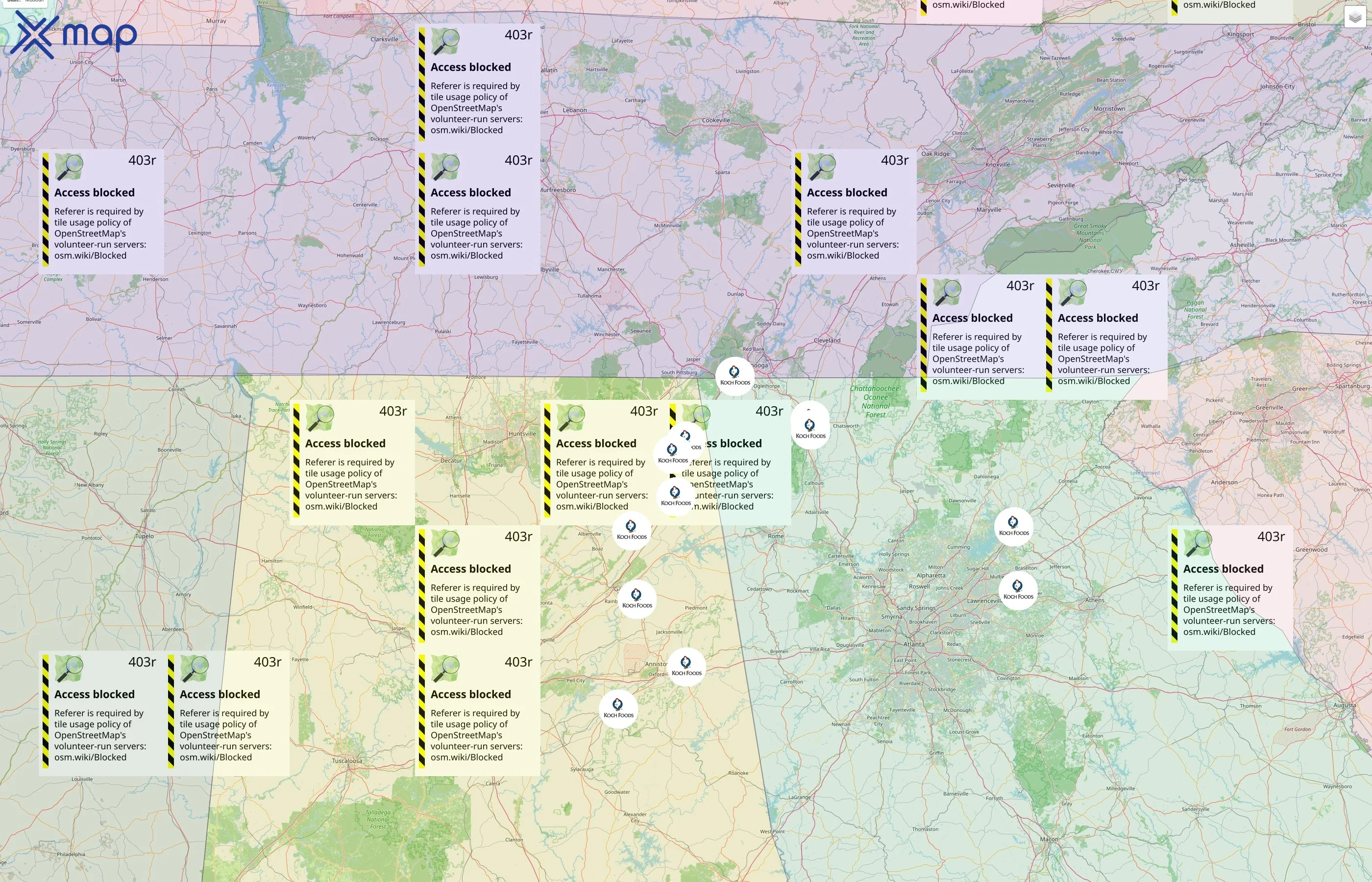 Koch Foods street hotspots