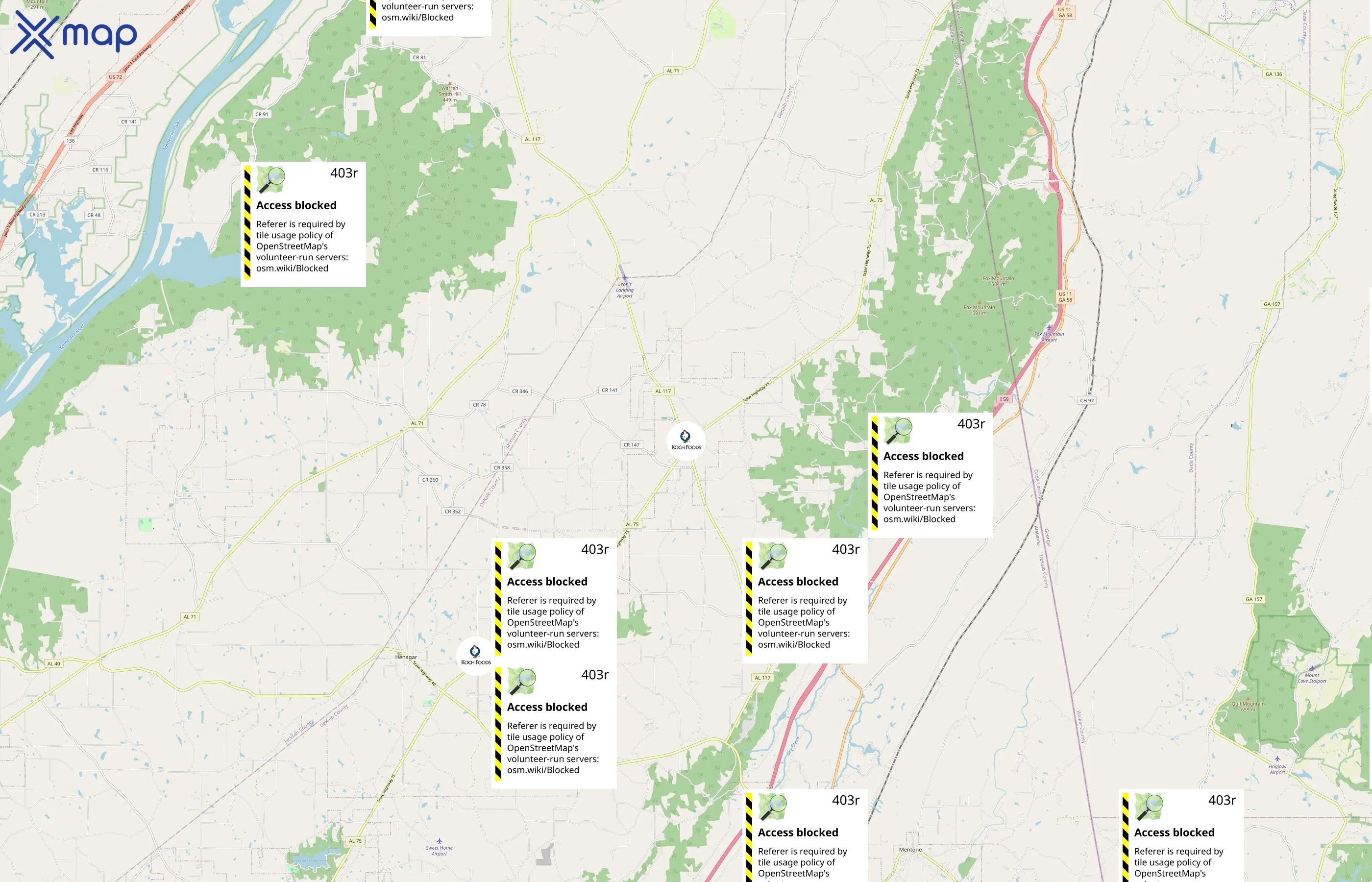 Koch Foods area coverage