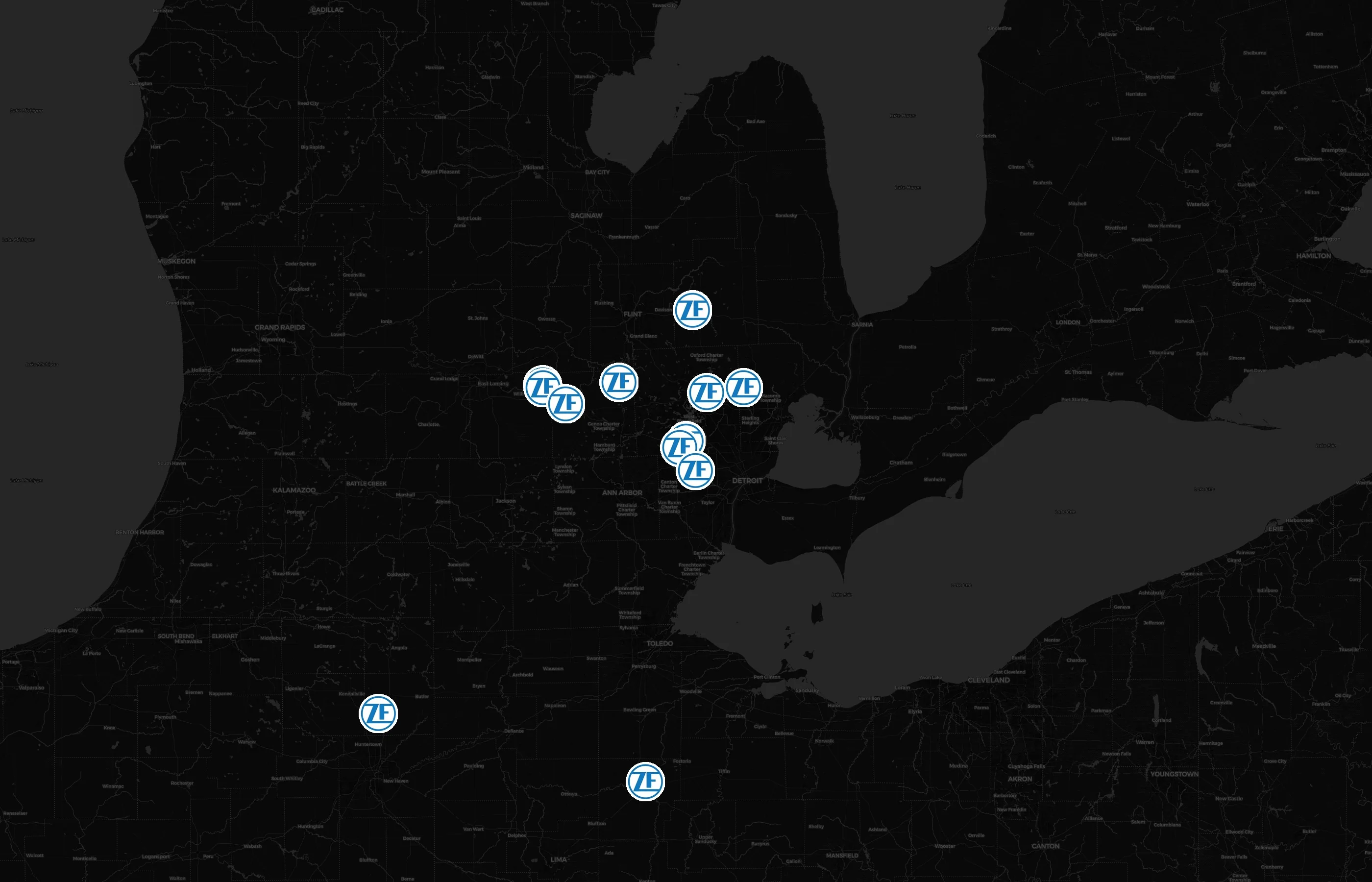 ZF city distribution