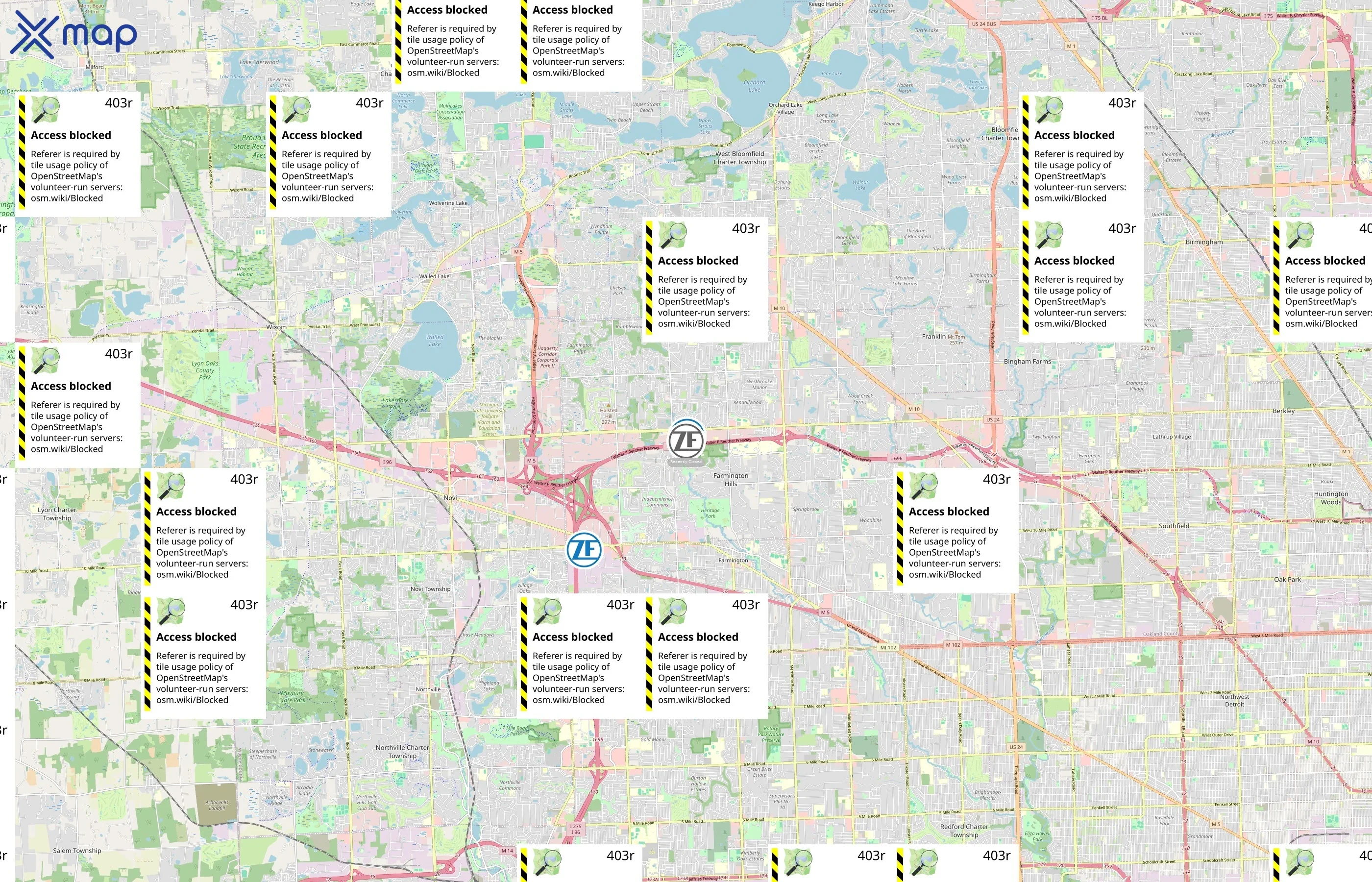 ZF area coverage