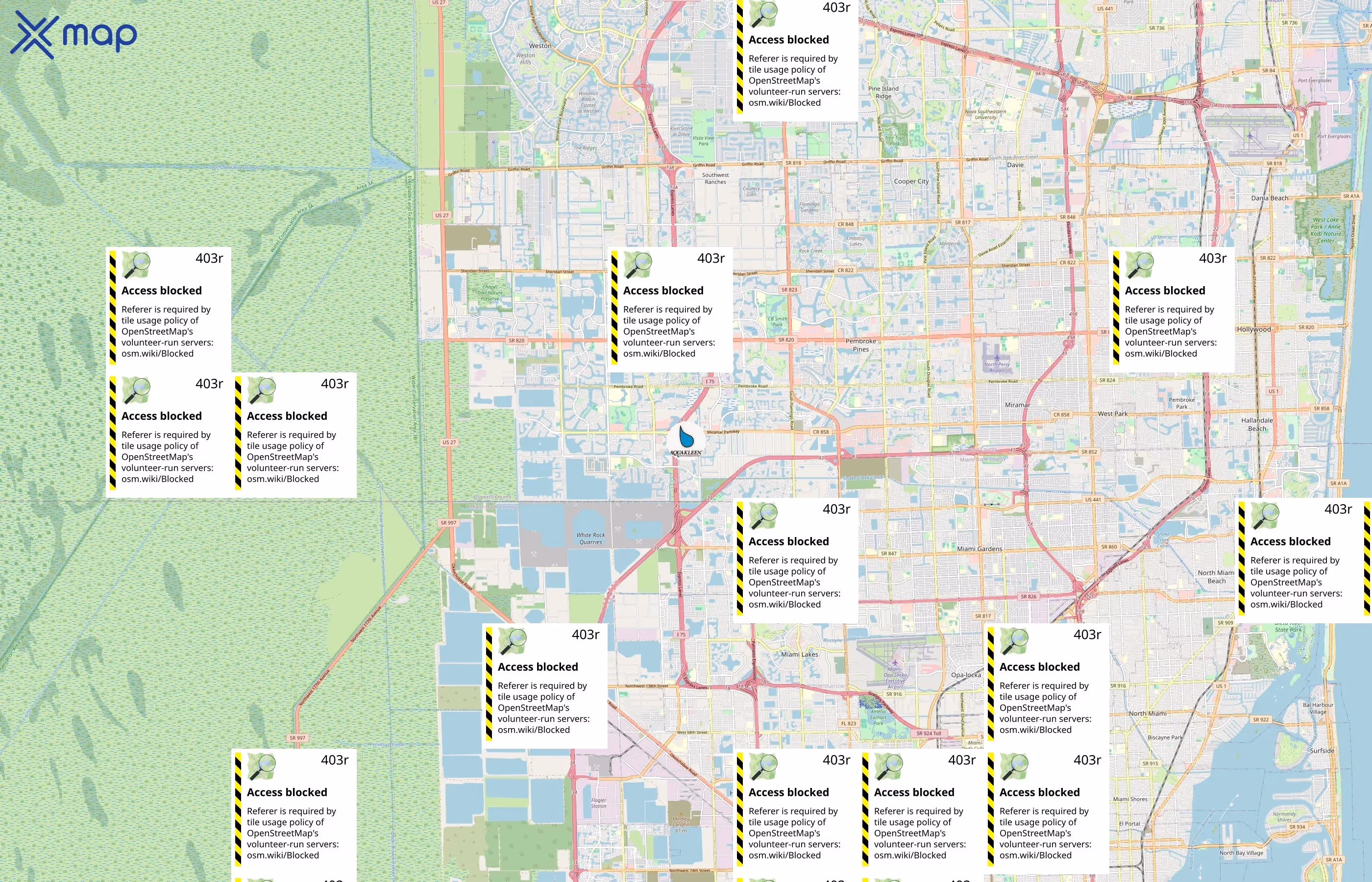 Aquakleen area coverage