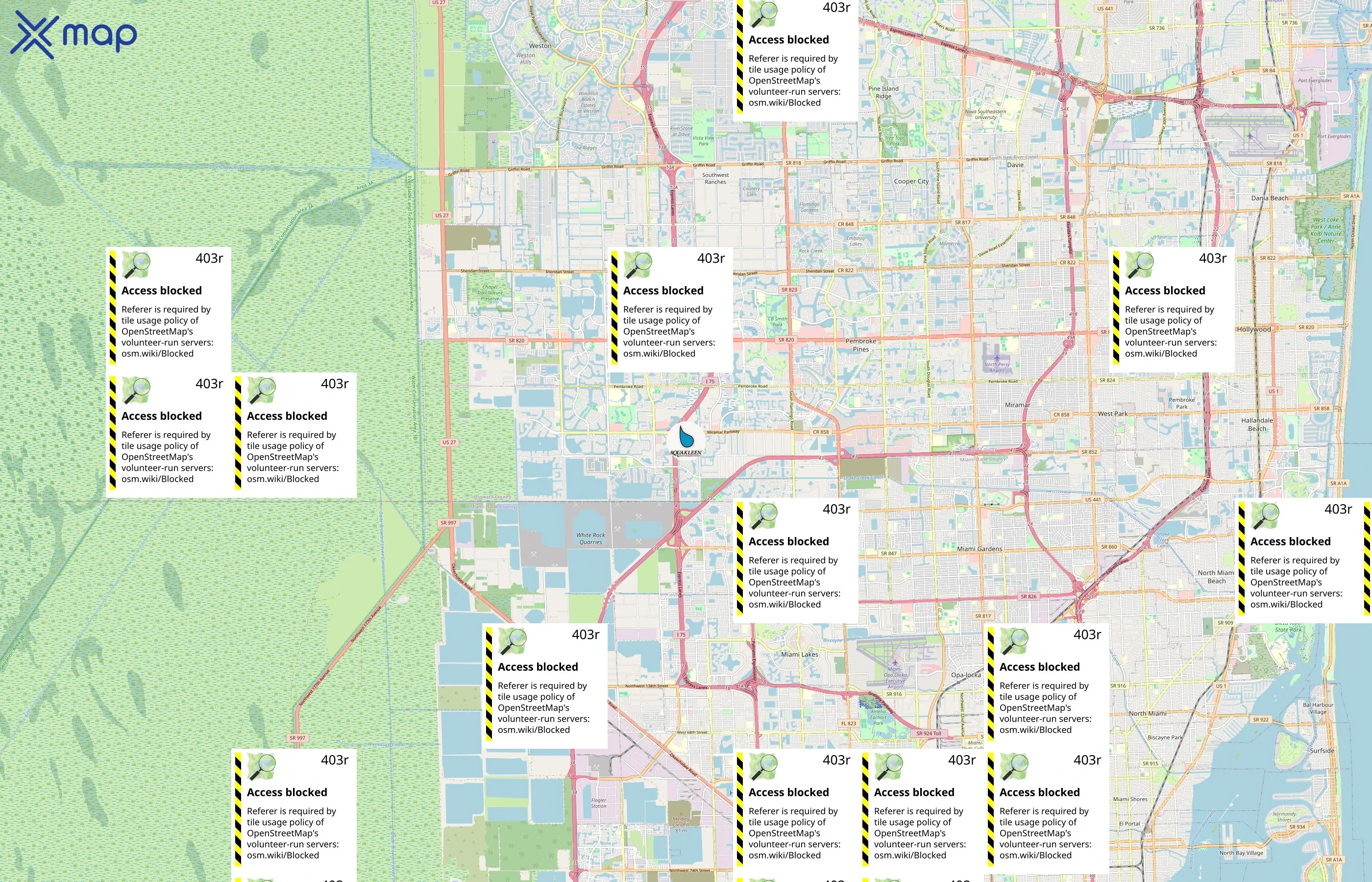 Aquakleen area coverage