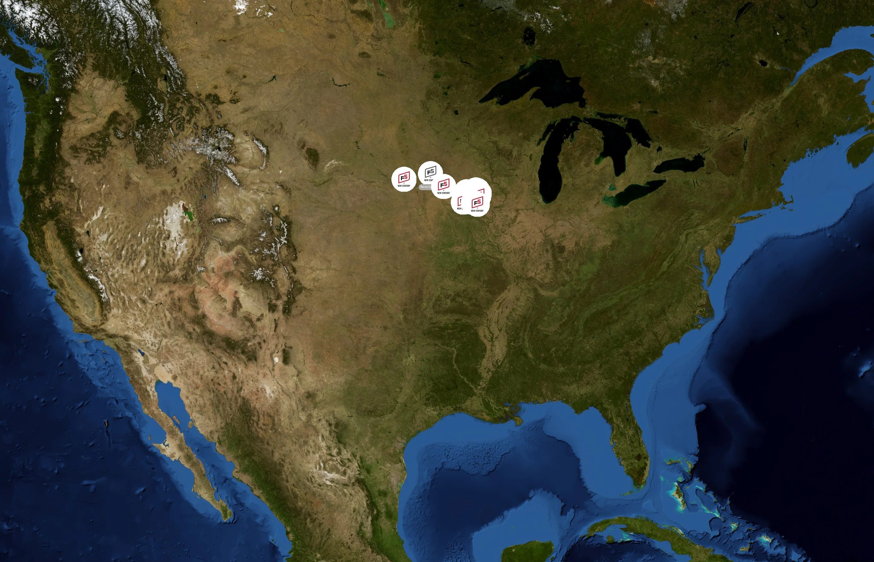 New Century FS state distribution