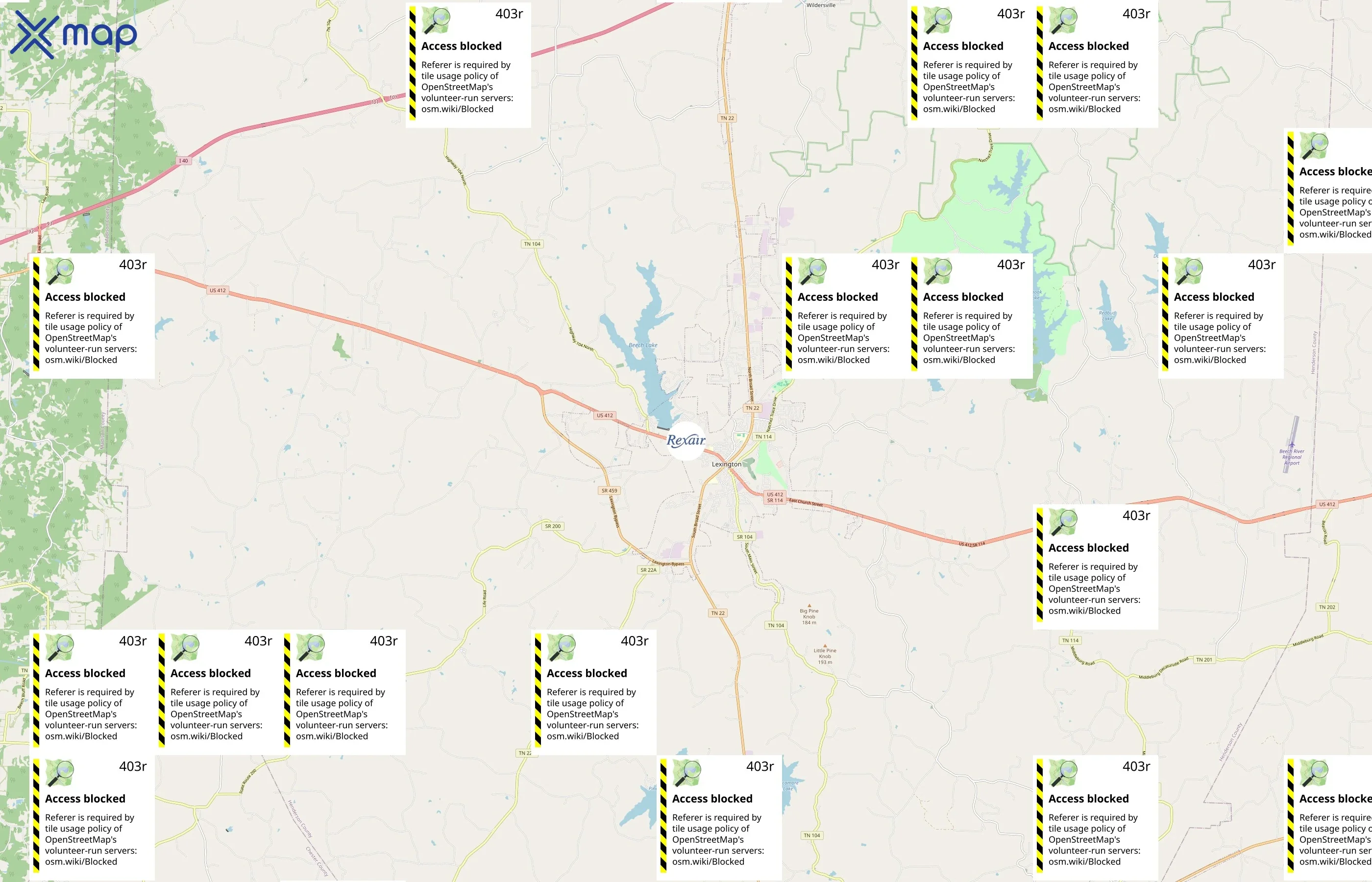 Rainbow area coverage