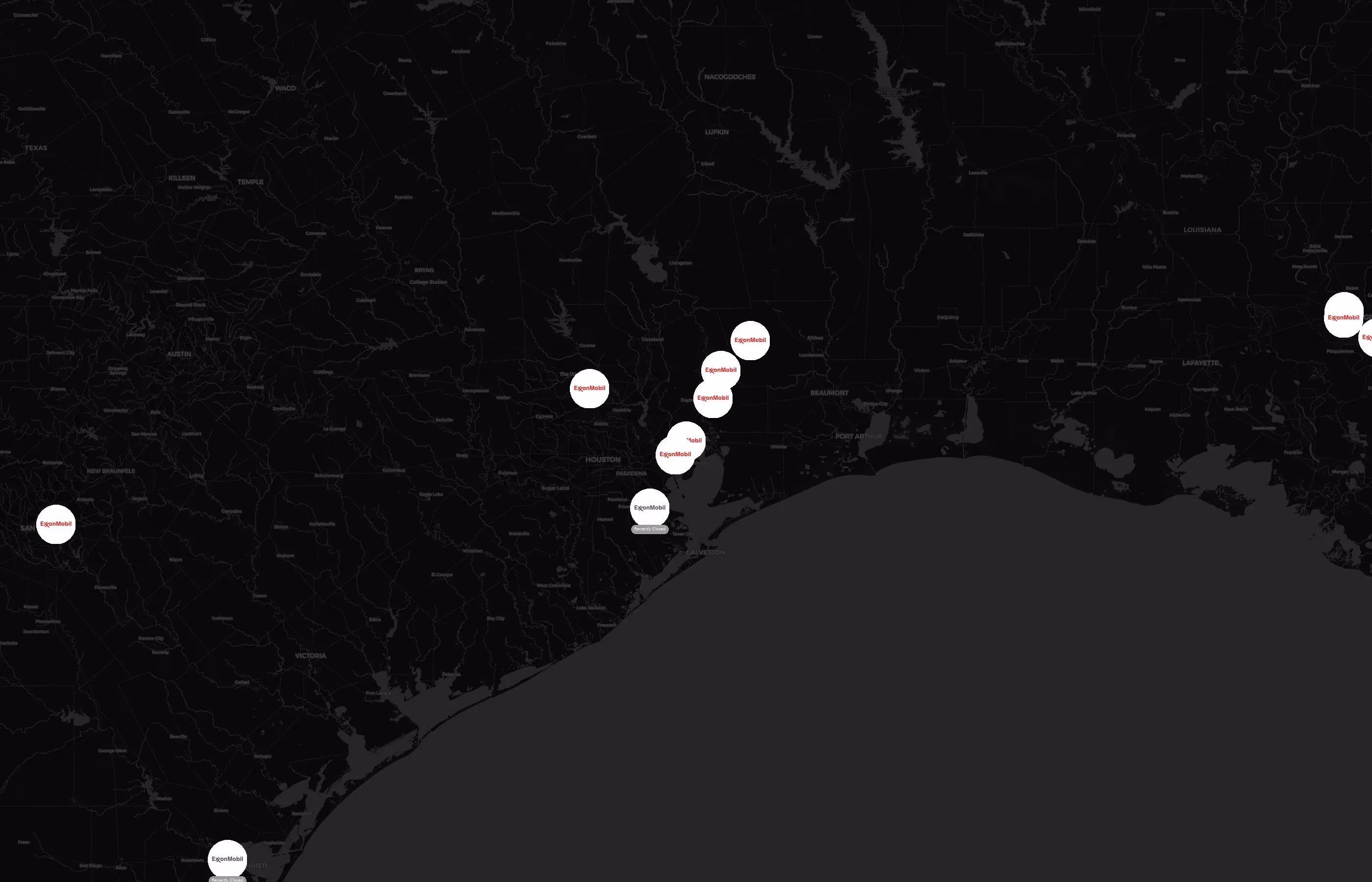ExxonMobil Pipeline Company city distribution