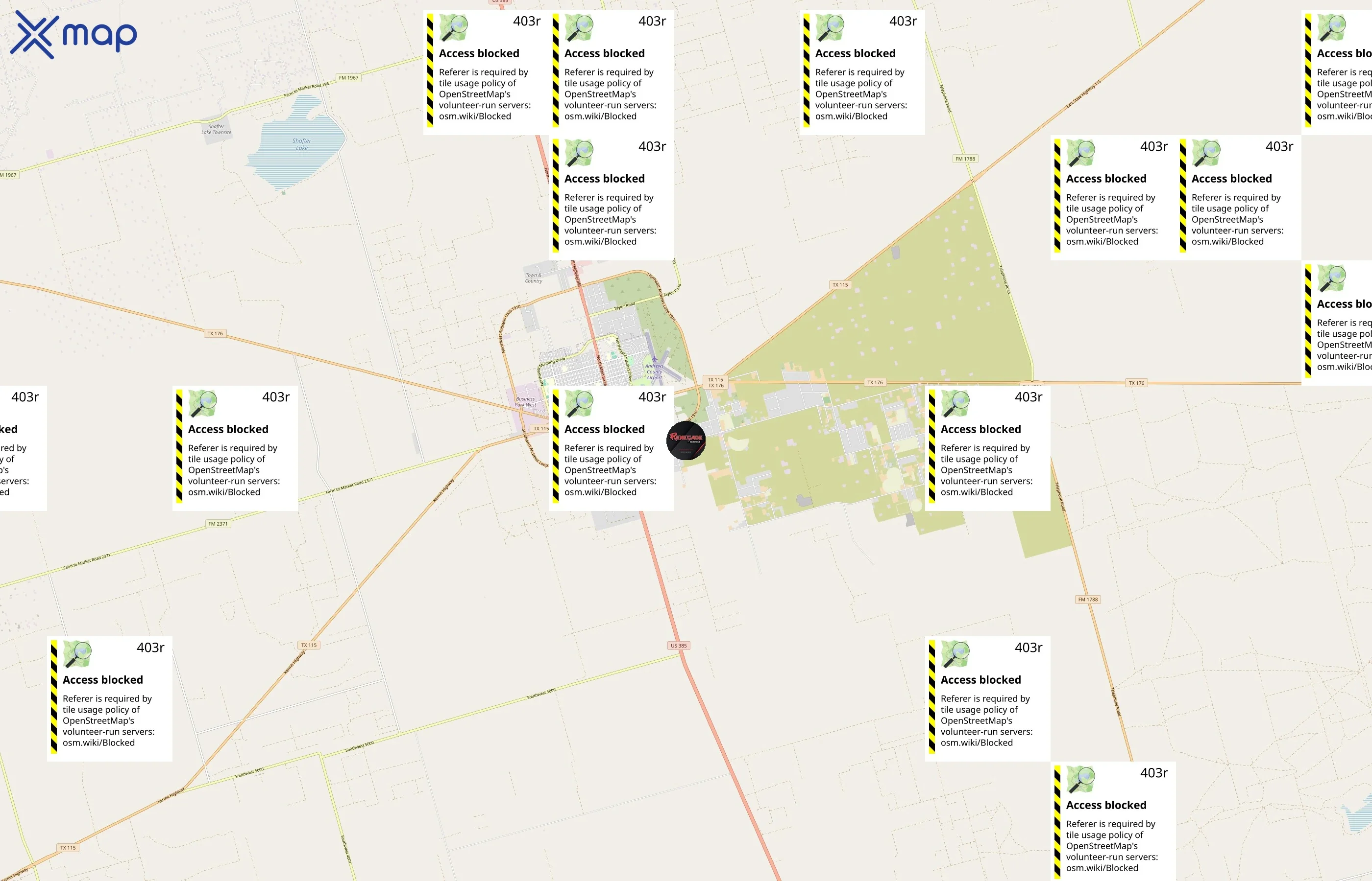 Renegade Wireline Services area coverage