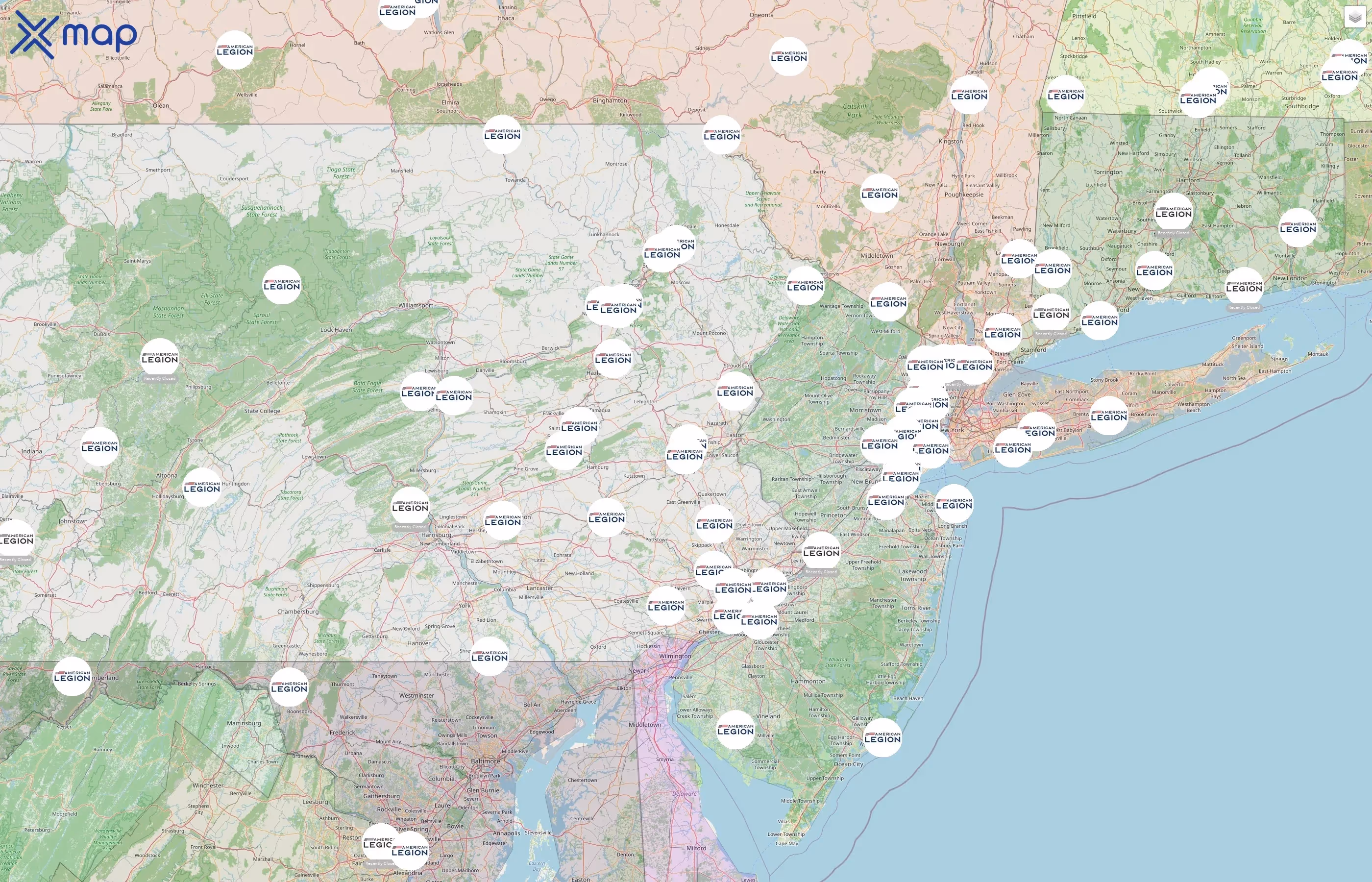 American Legion street hotspots