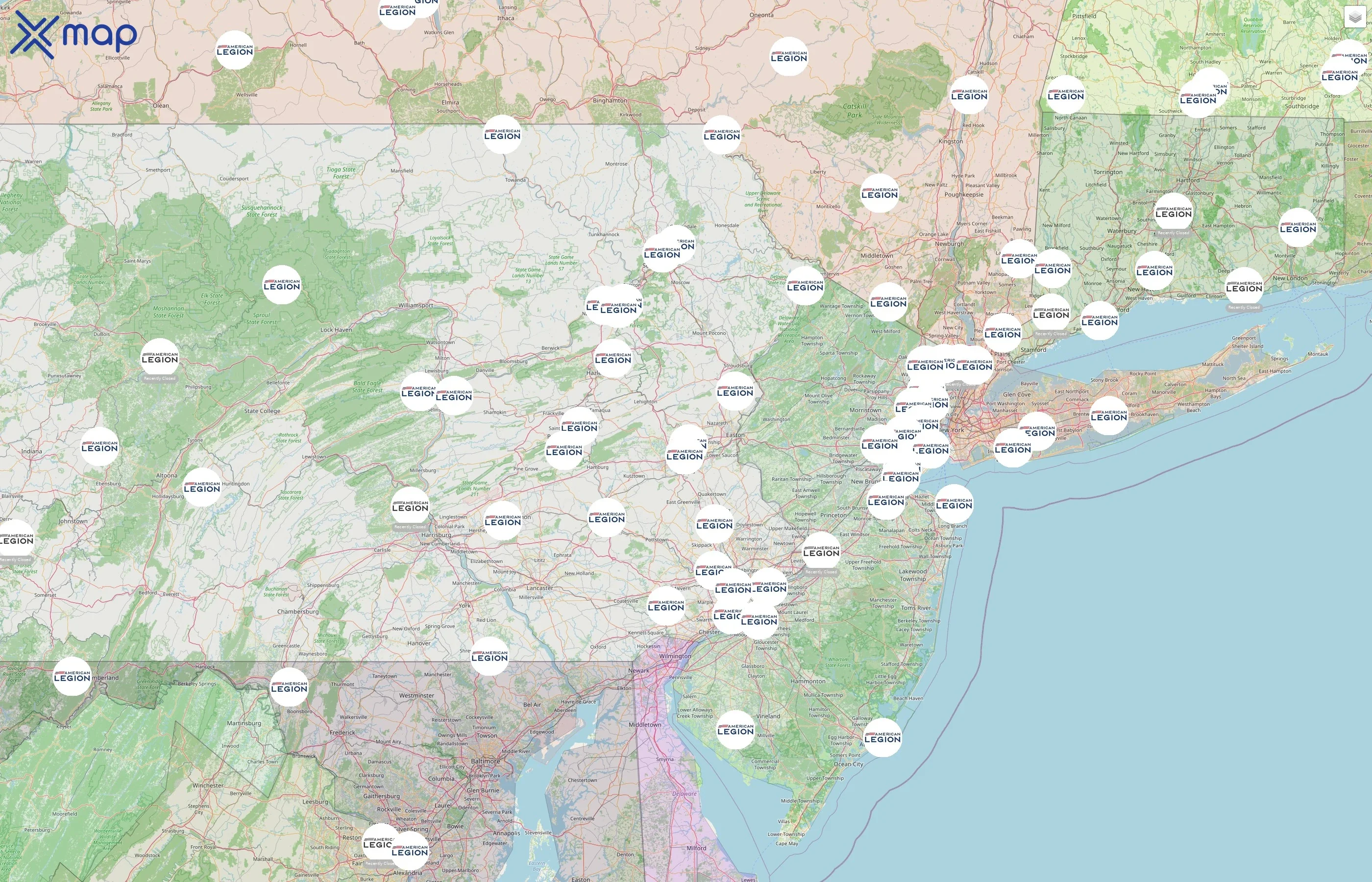 American Legion street hotspots