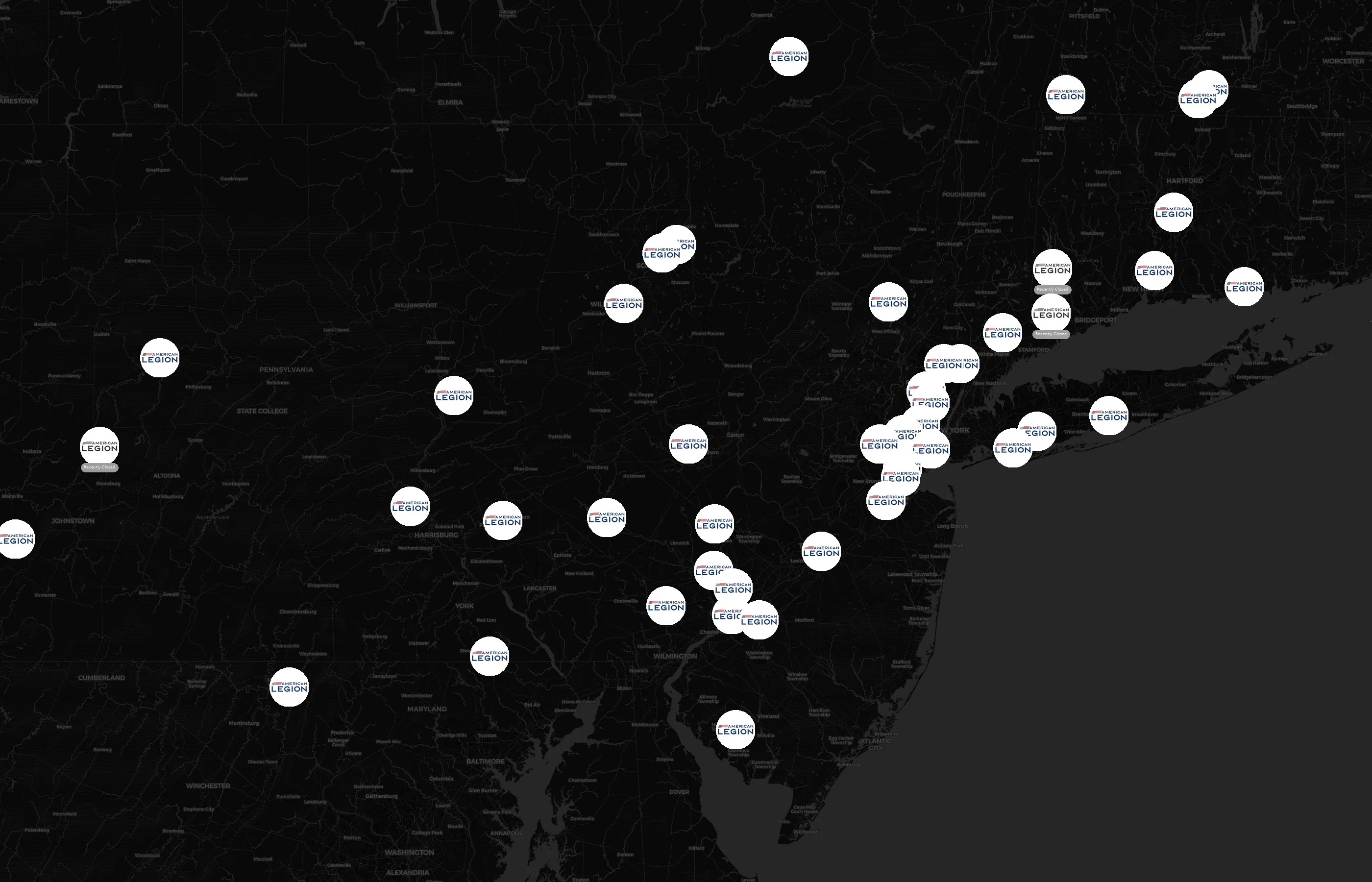 American Legion city distribution