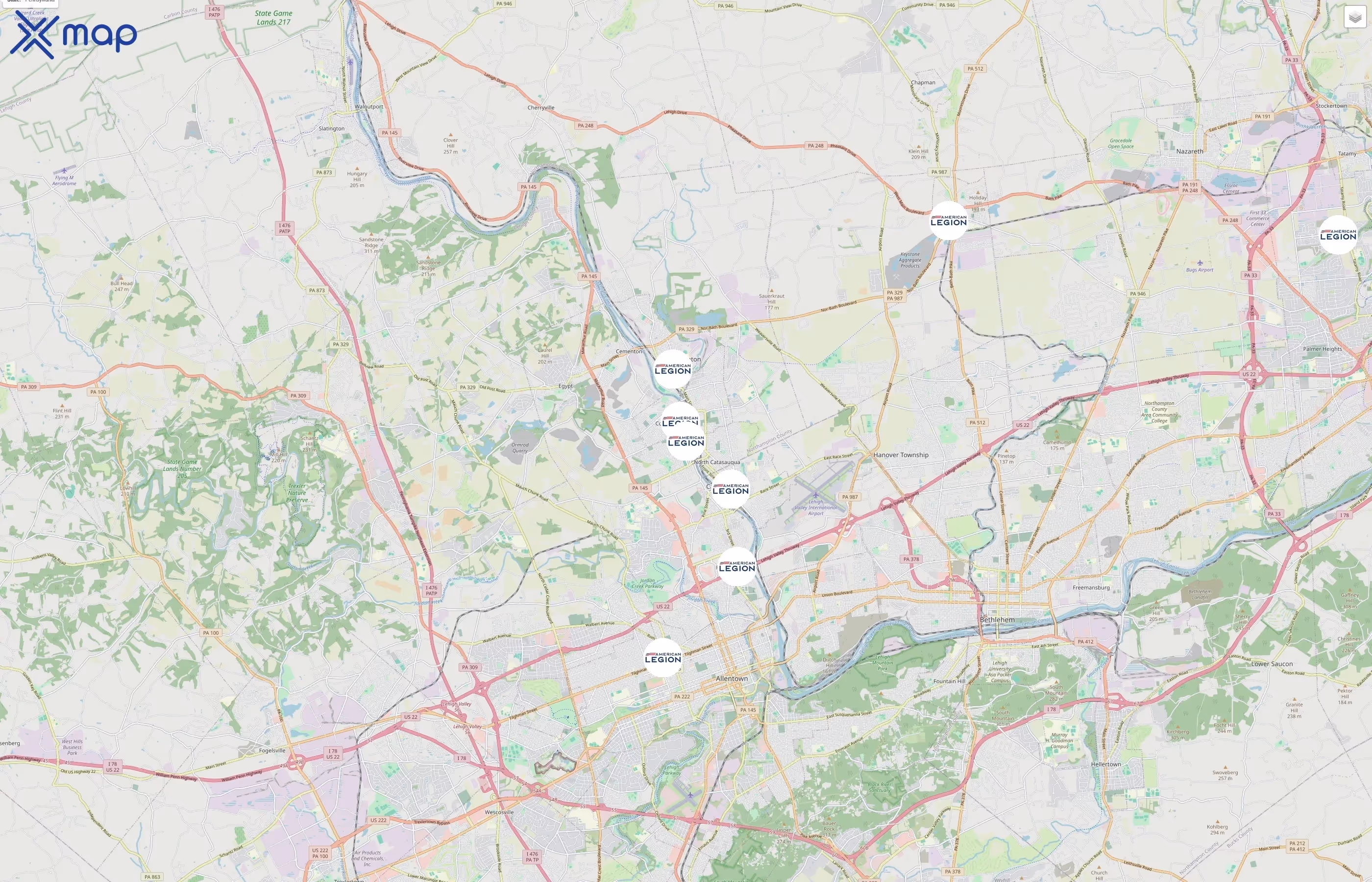 American Legion traffic data