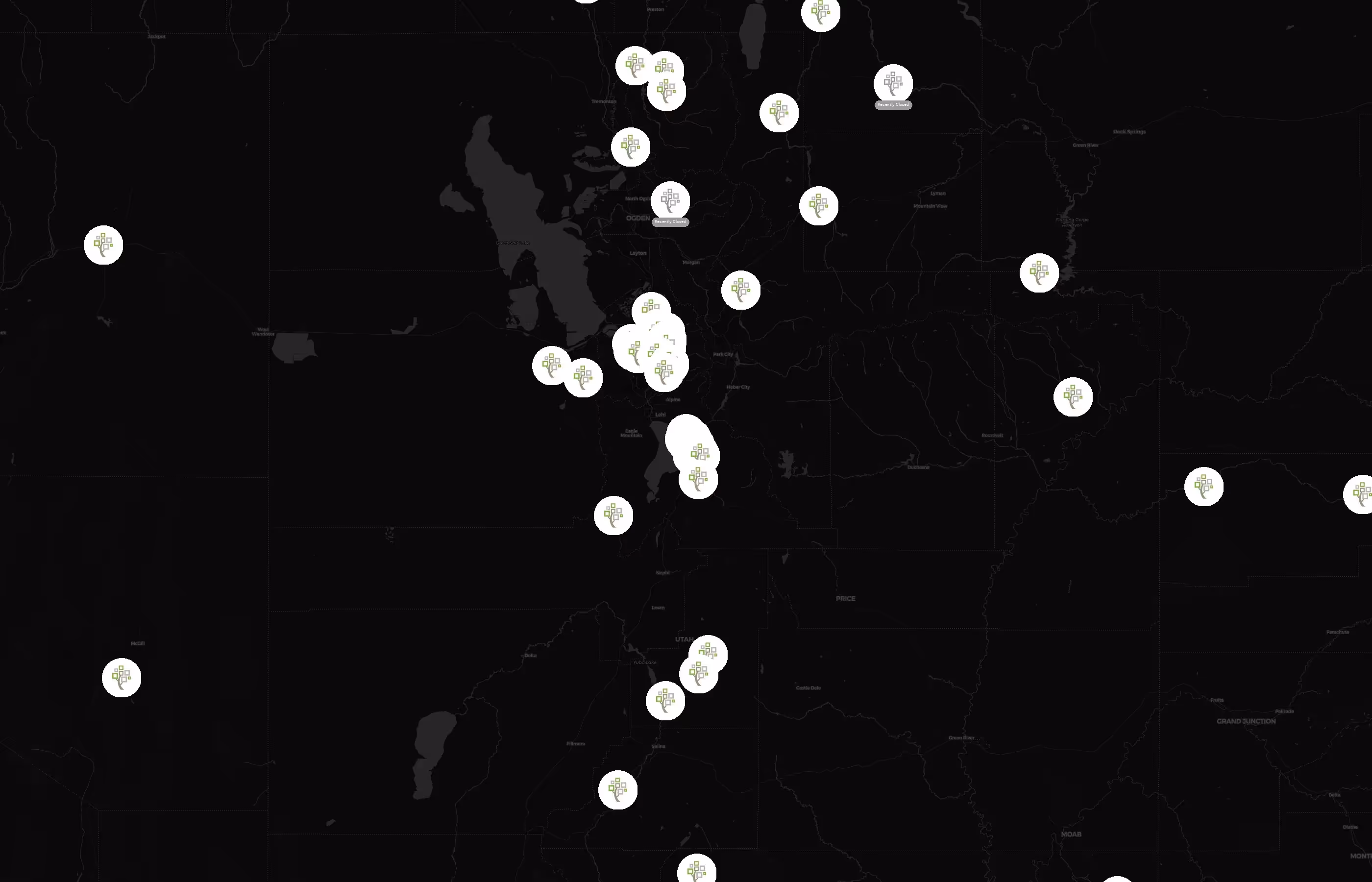 FamilySearch city distribution