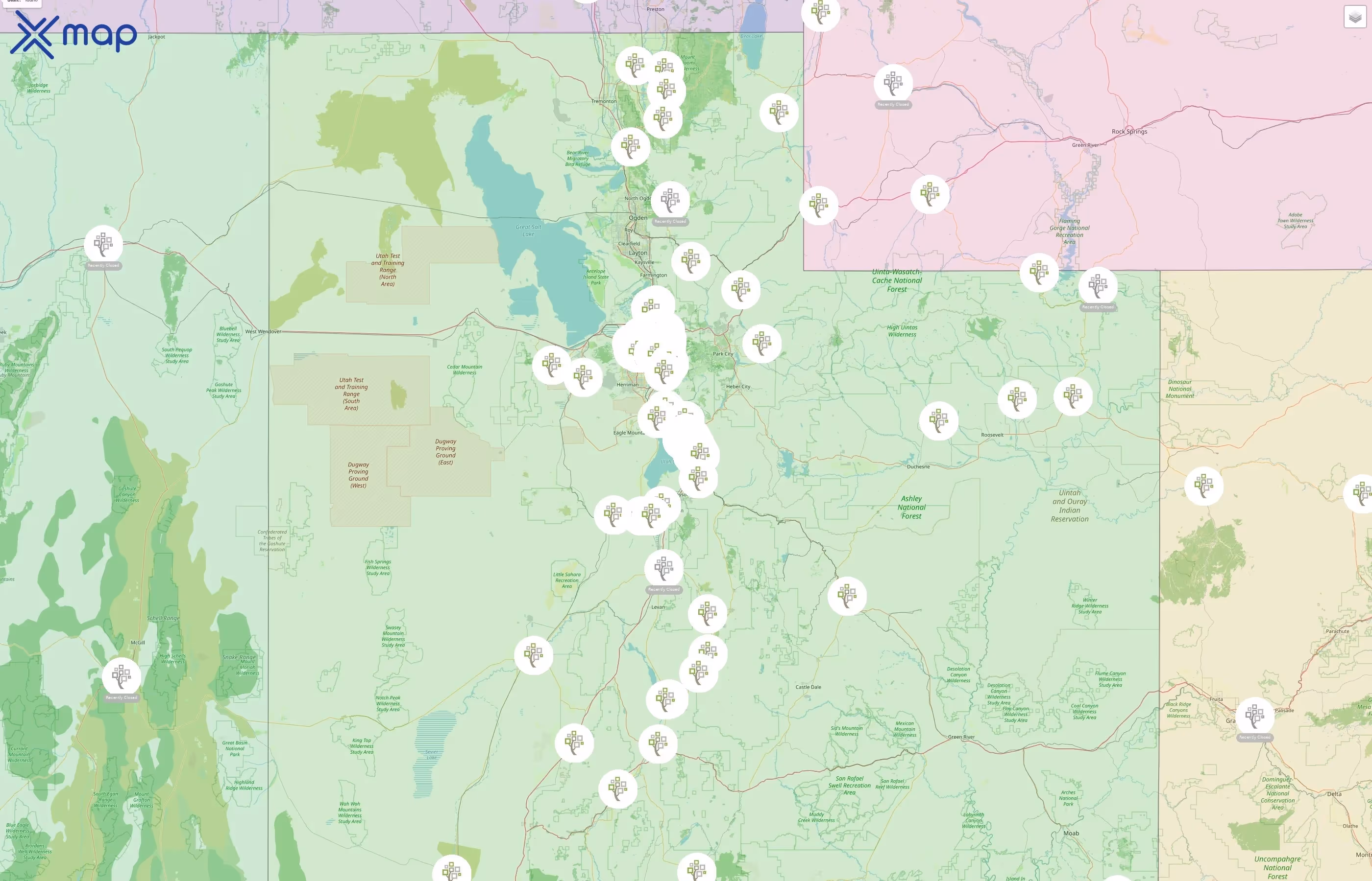 FamilySearch street hotspots