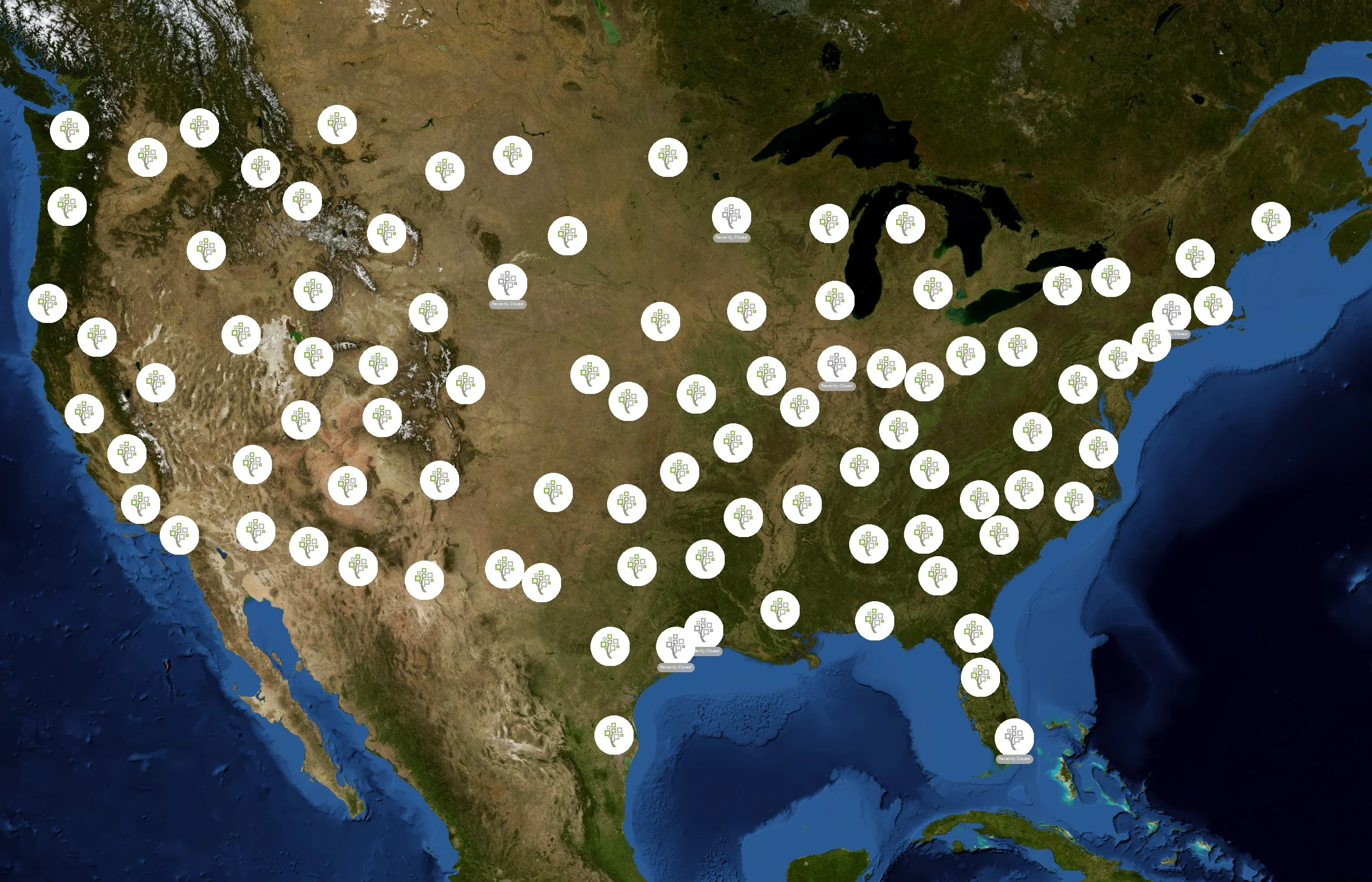FamilySearch state distribution