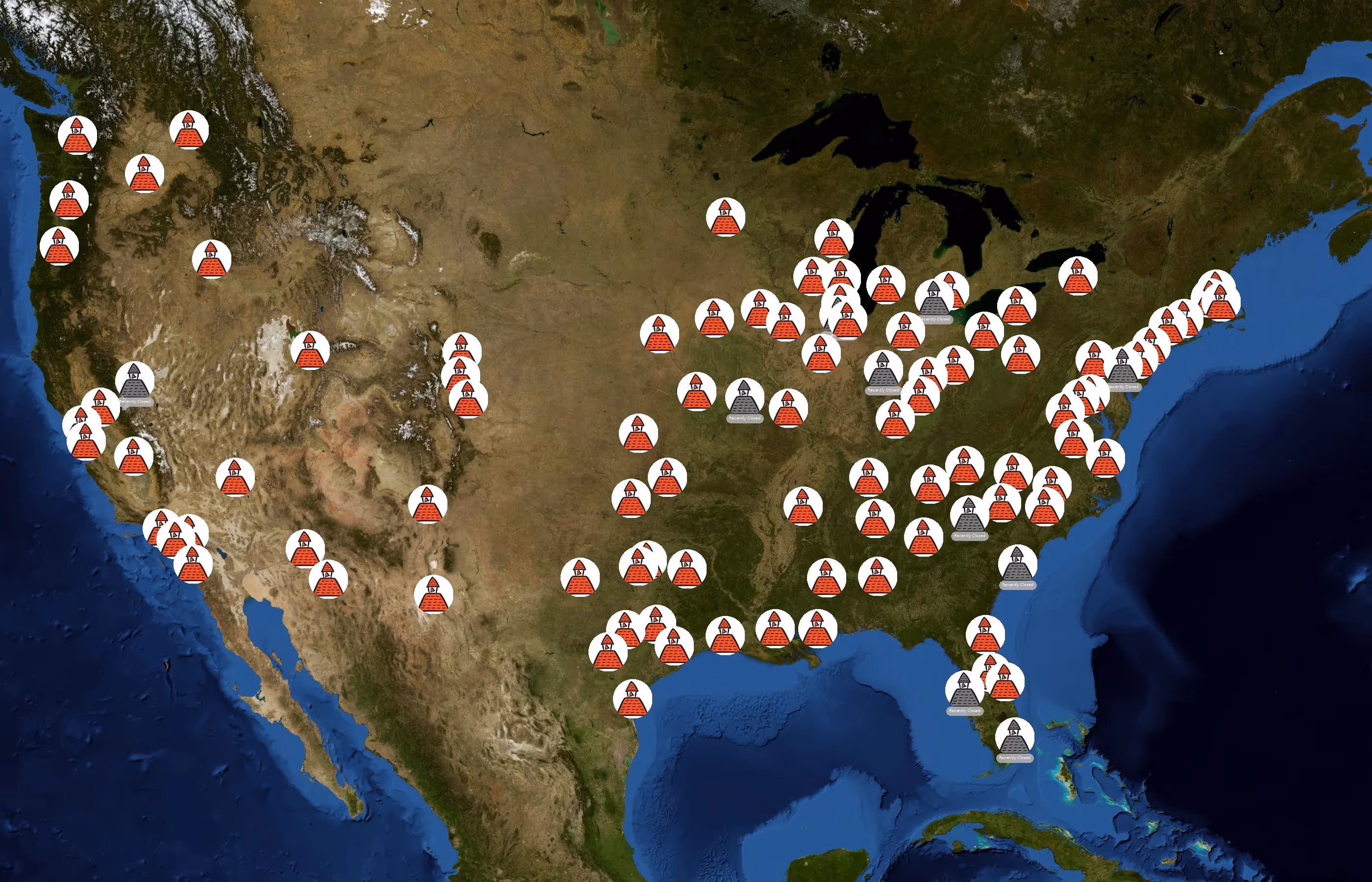 KinderCare Learning Centers state distribution