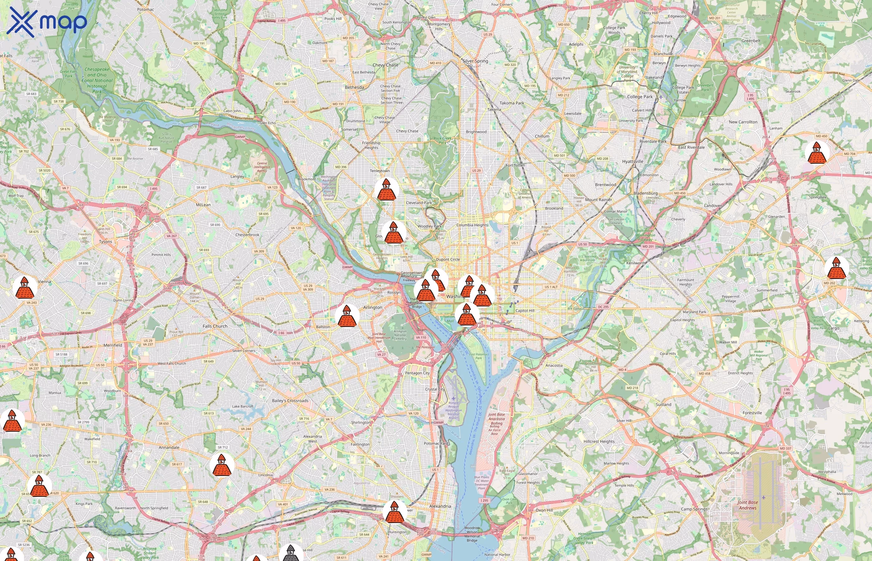 KinderCare Learning Centers area coverage