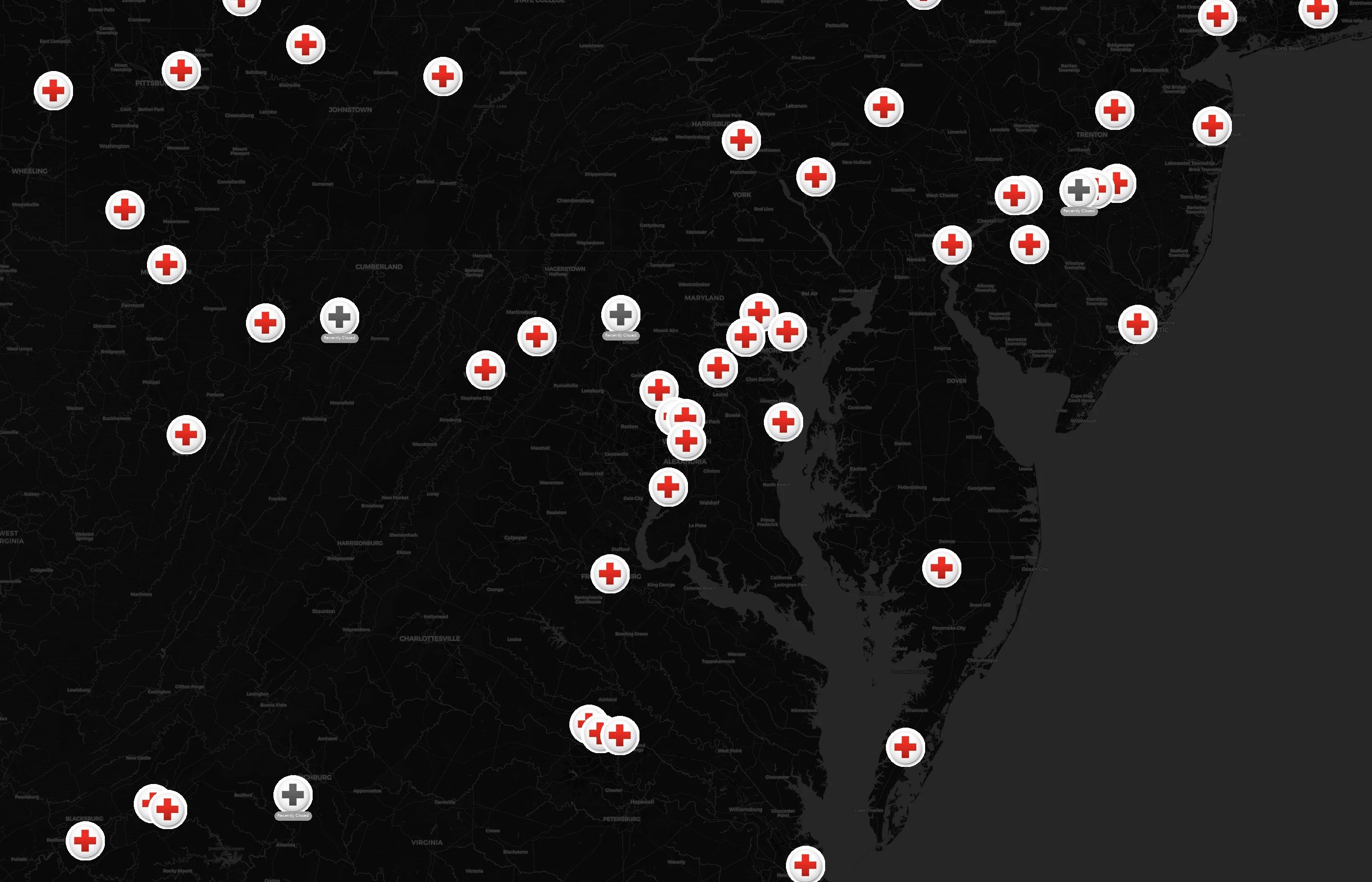 American Red Cross city distribution