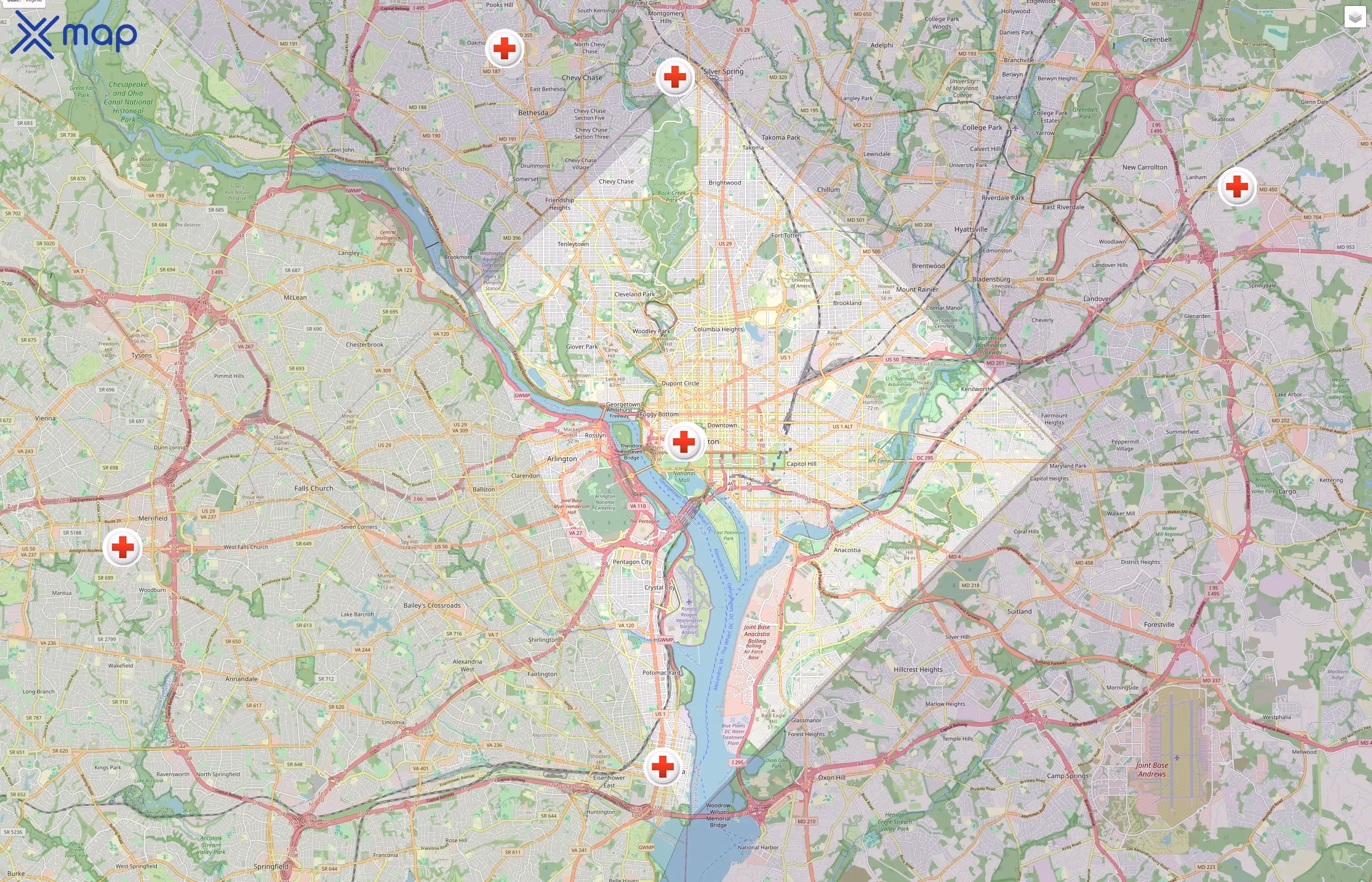 American Red Cross traffic data