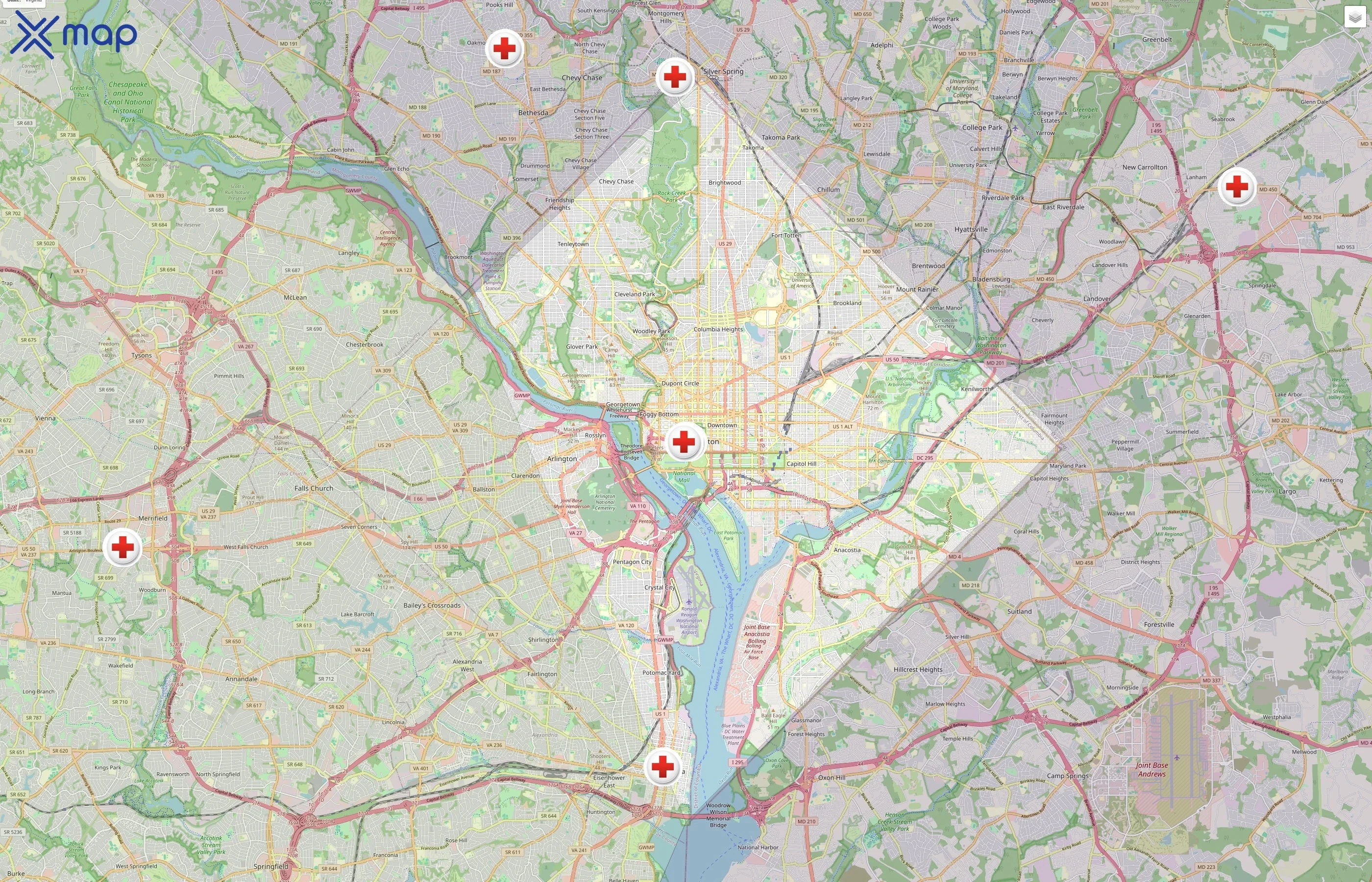 American Red Cross traffic data