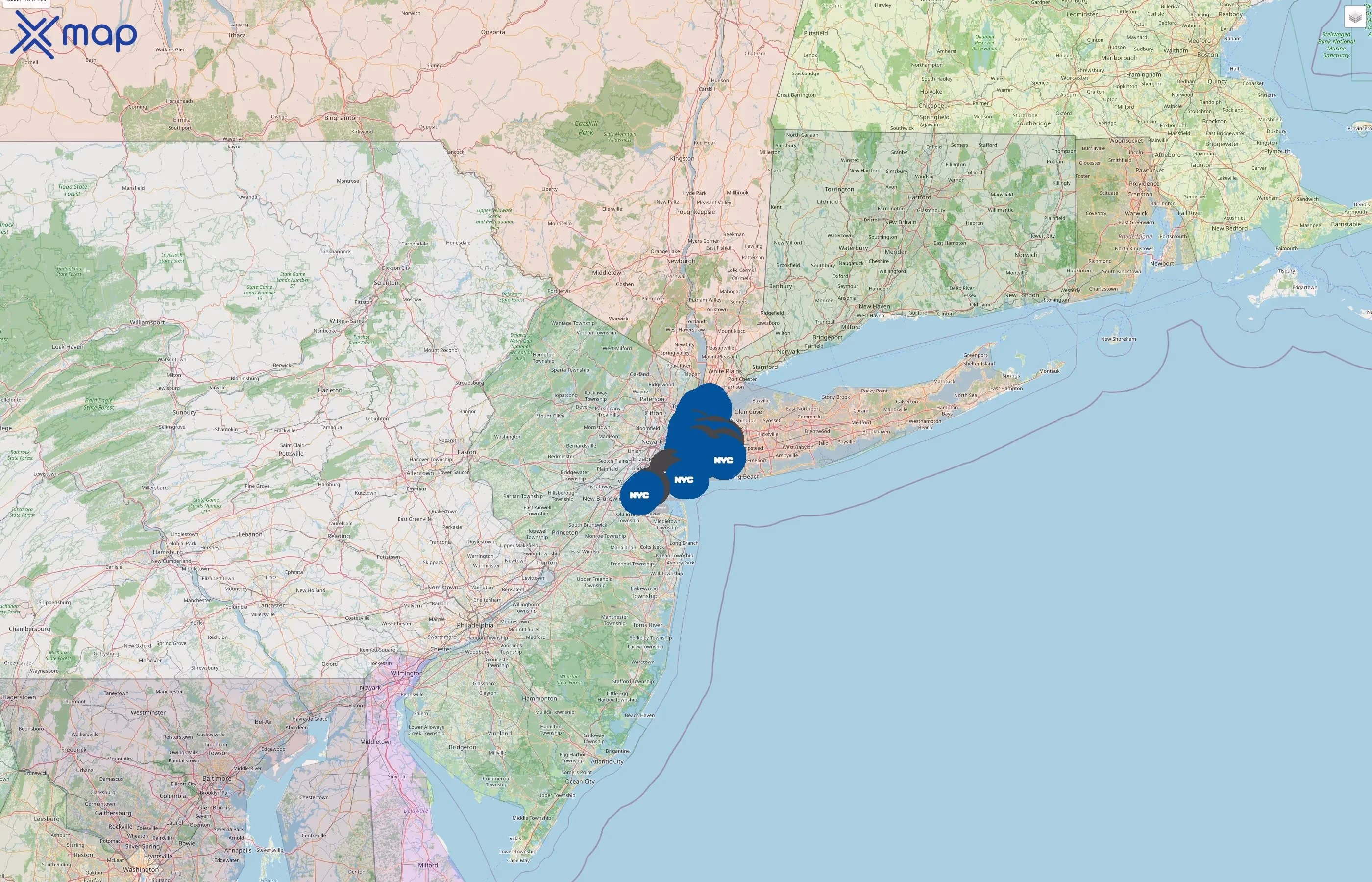New York City Department of Education street hotspots