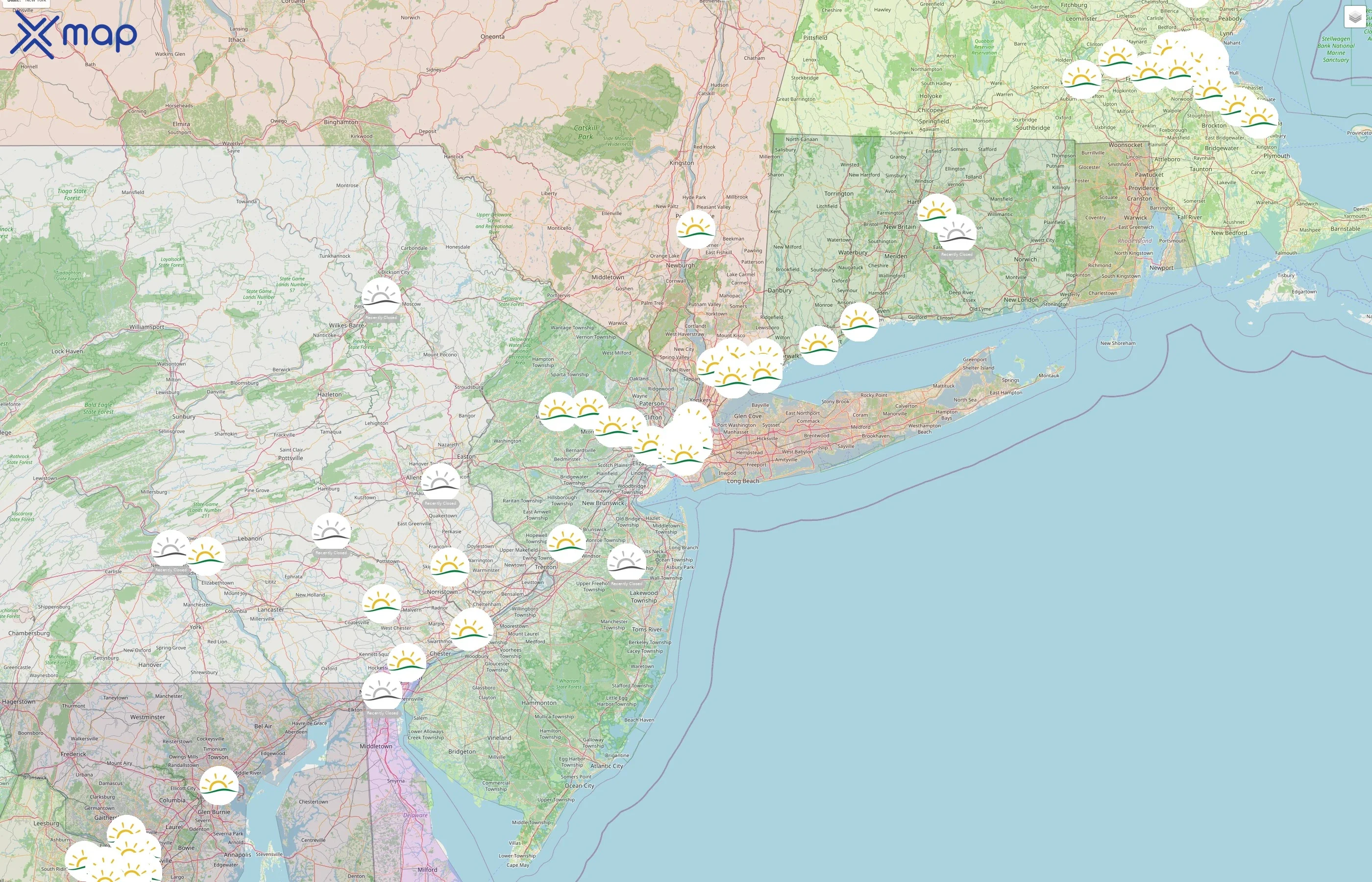 Bright Horizons street hotspots