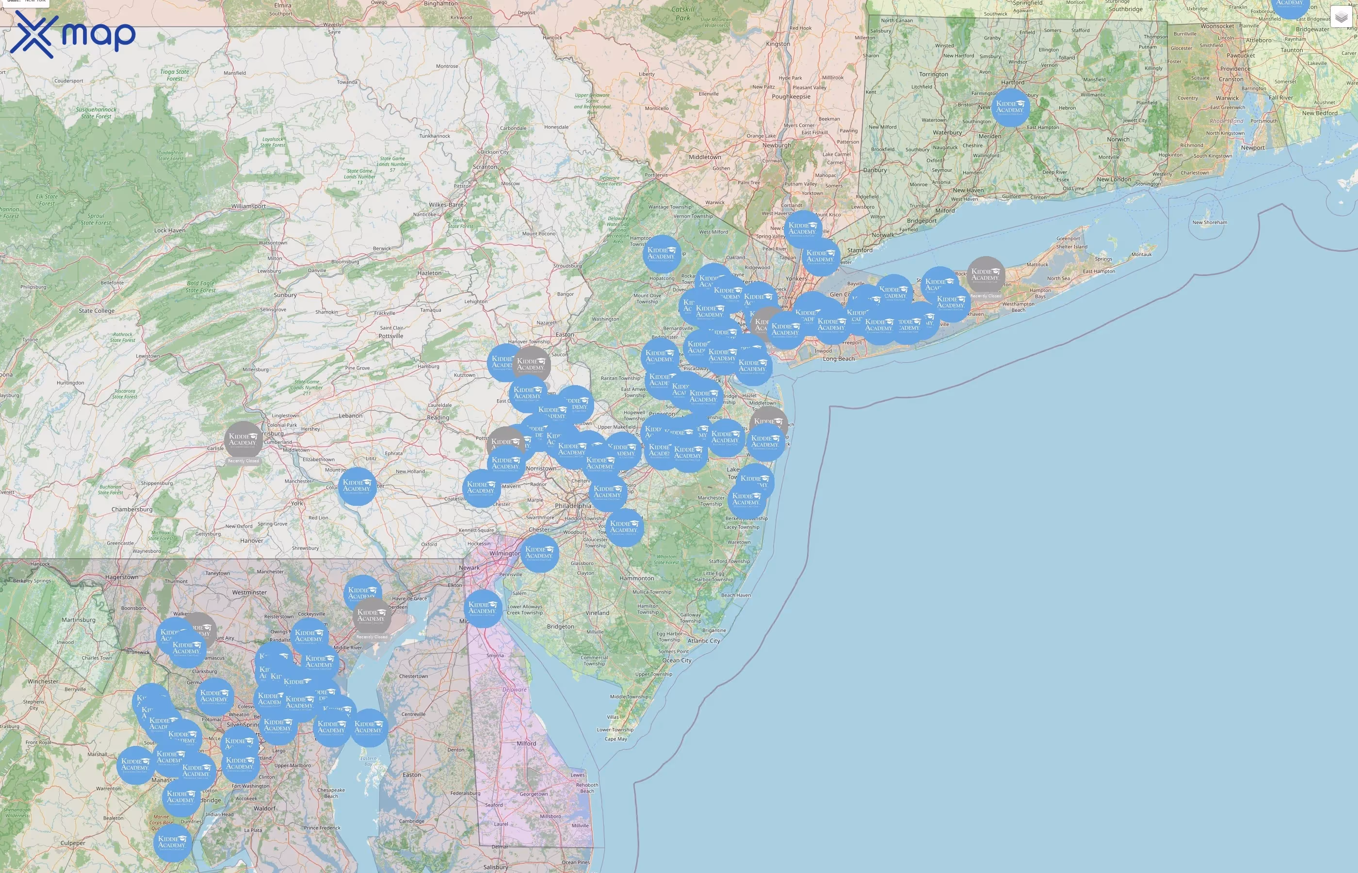 Kiddie Academy street hotspots