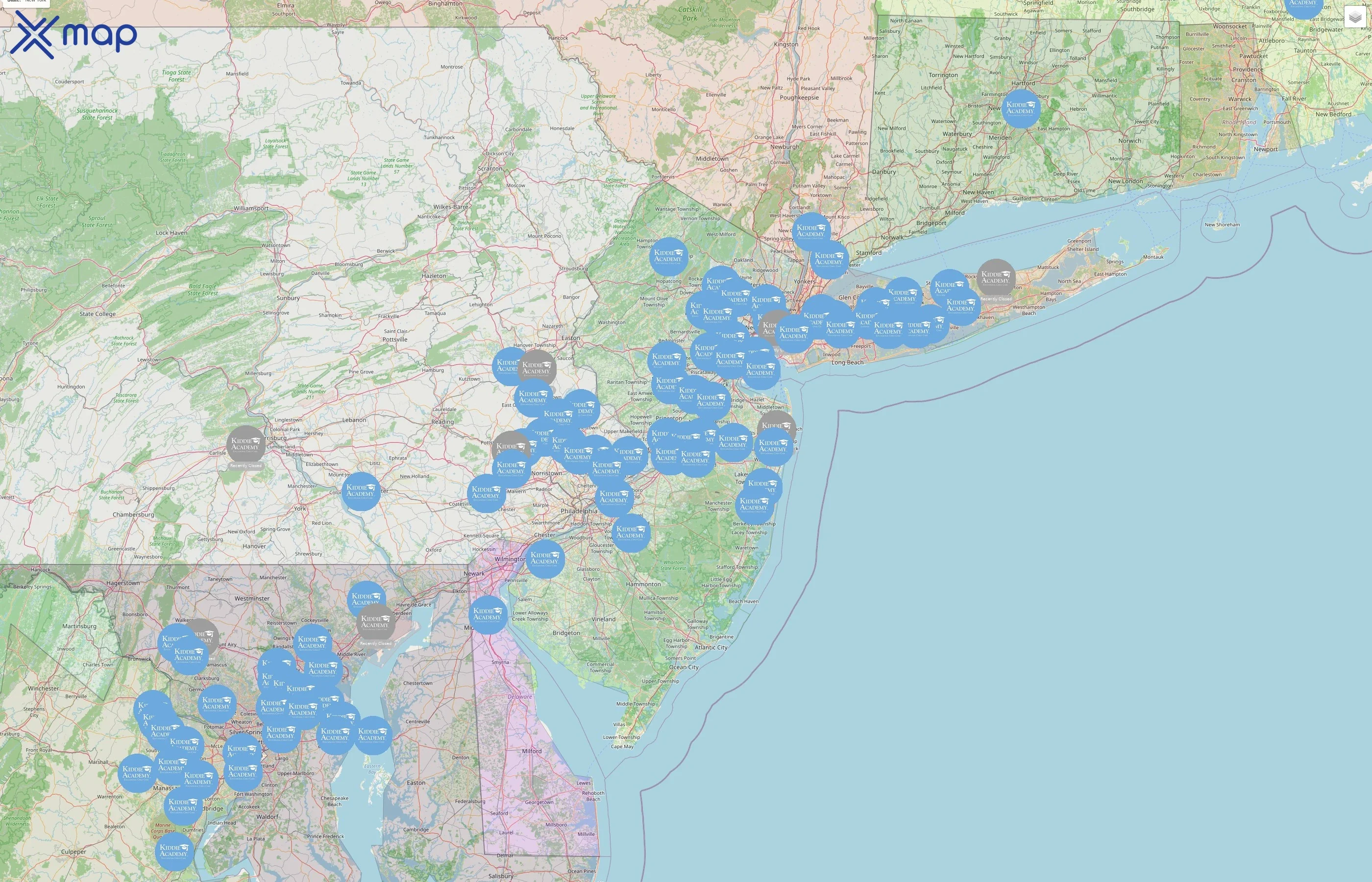 Kiddie Academy street hotspots
