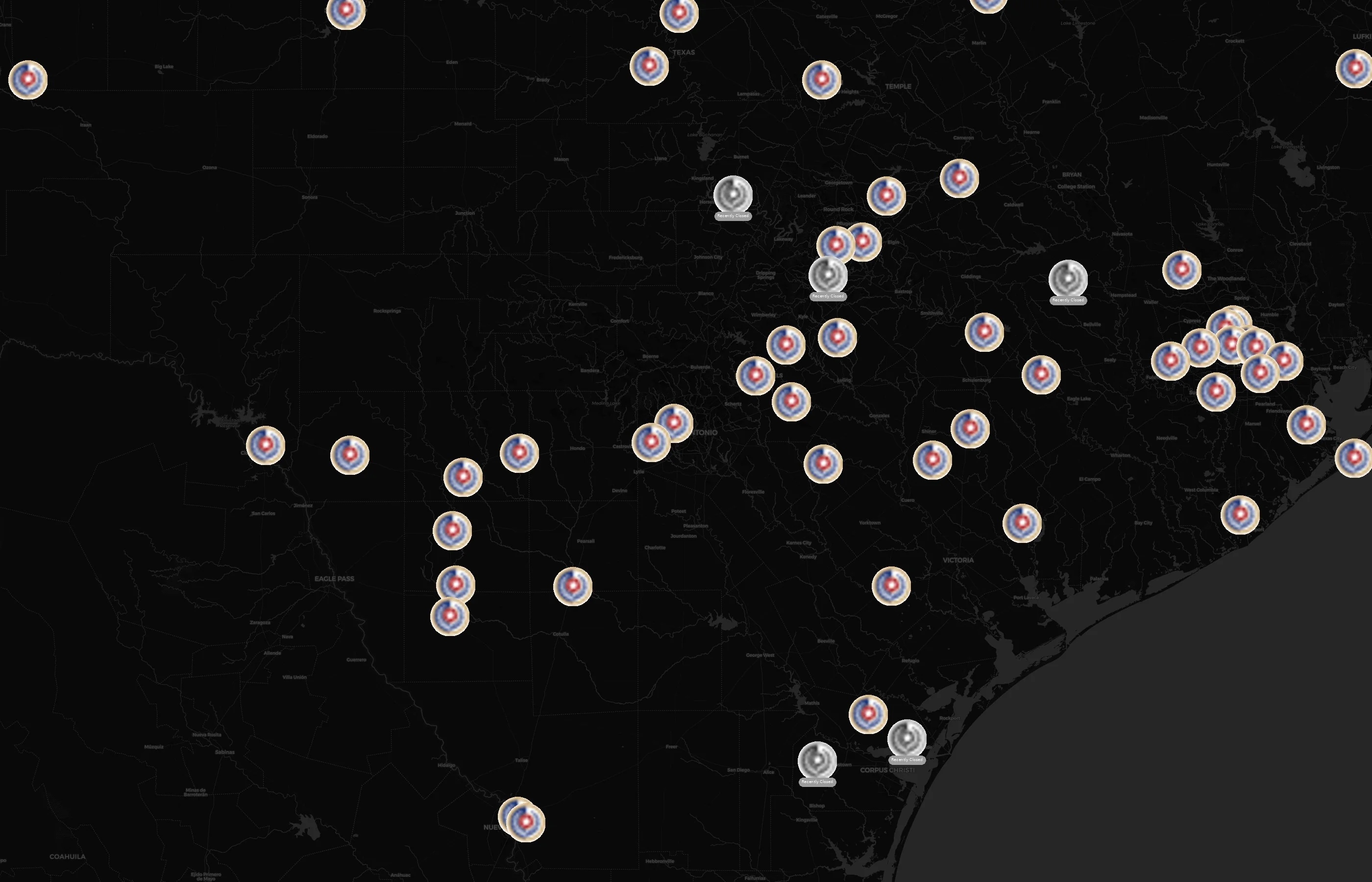 Texas WIC city distribution
