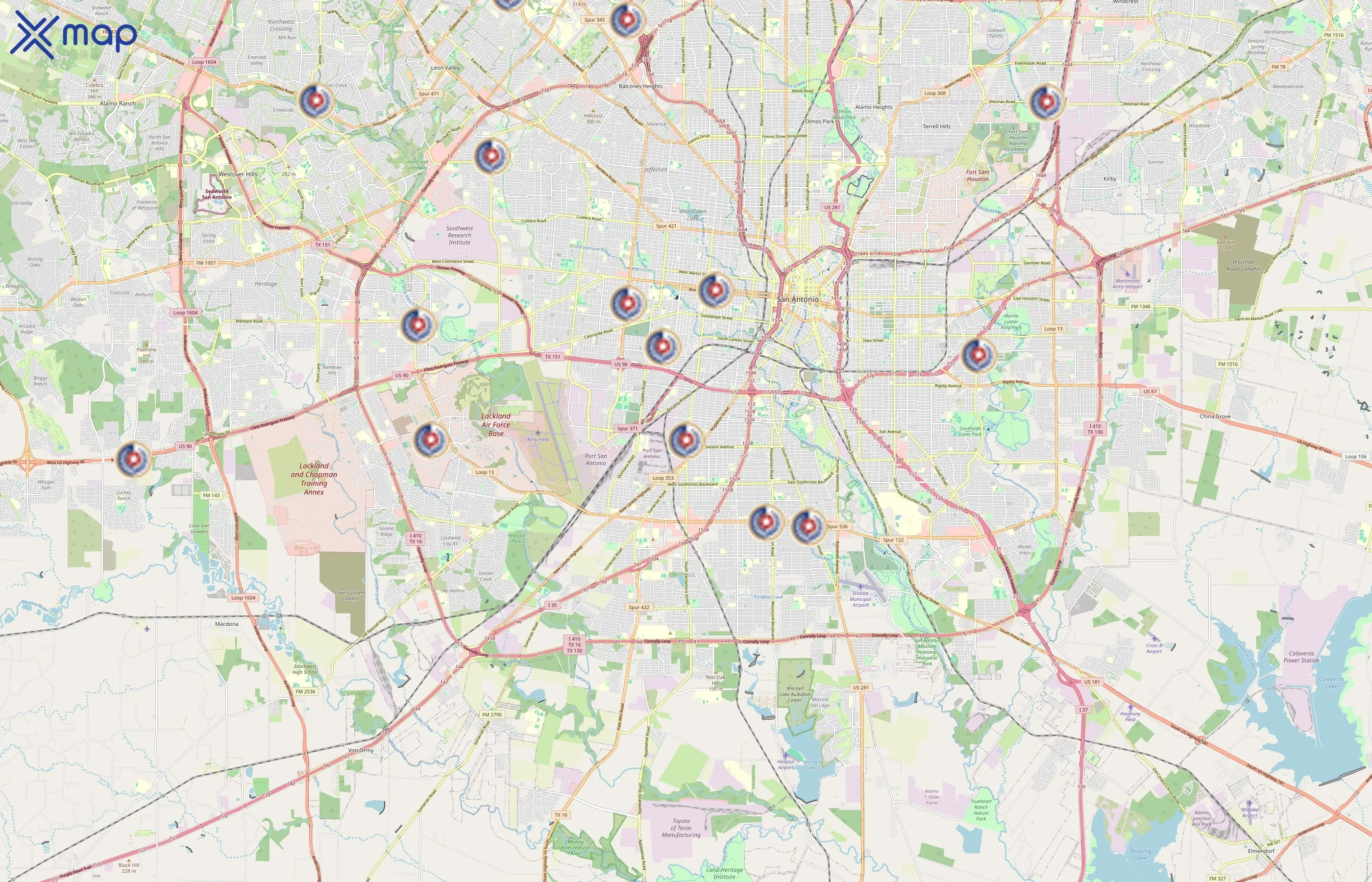 Texas WIC area coverage