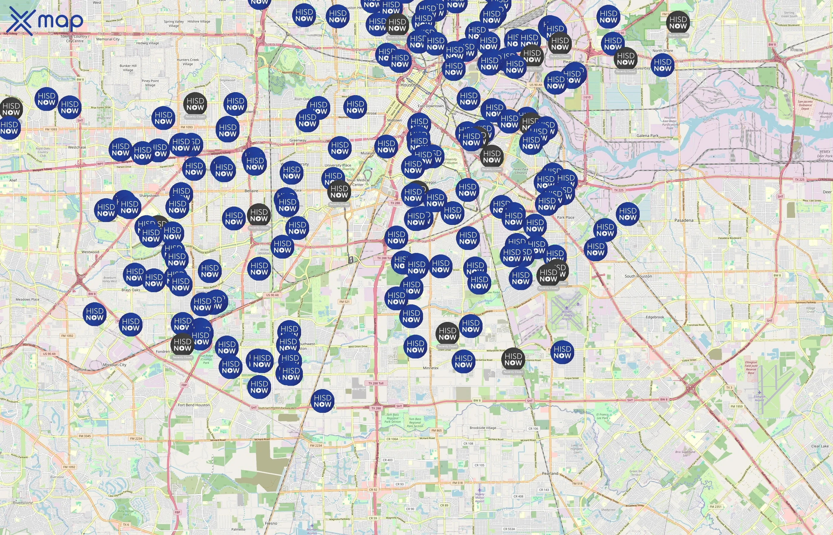 Houston Independent School District area coverage