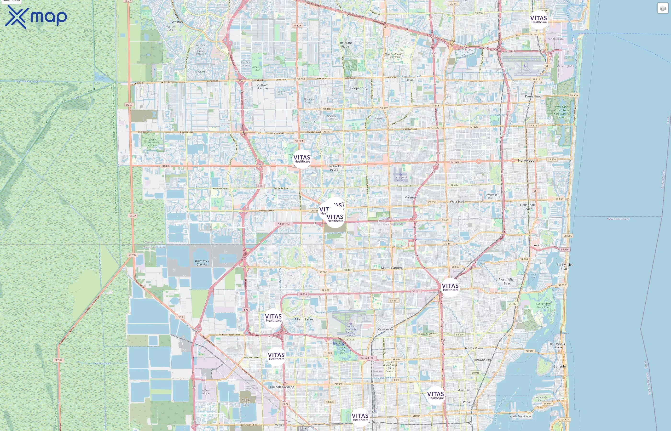 VITAS Healthcare traffic data