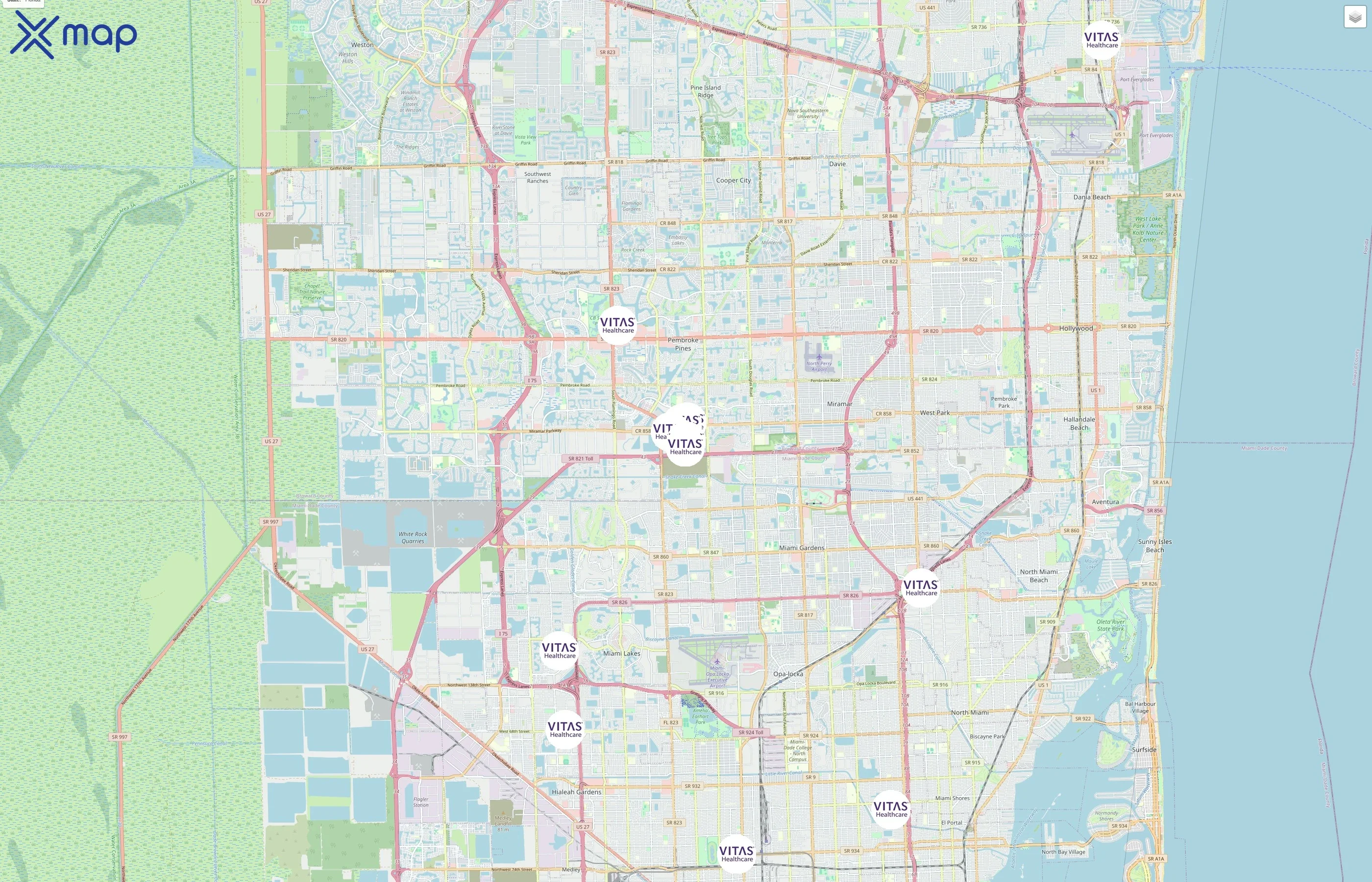 VITAS Healthcare traffic data