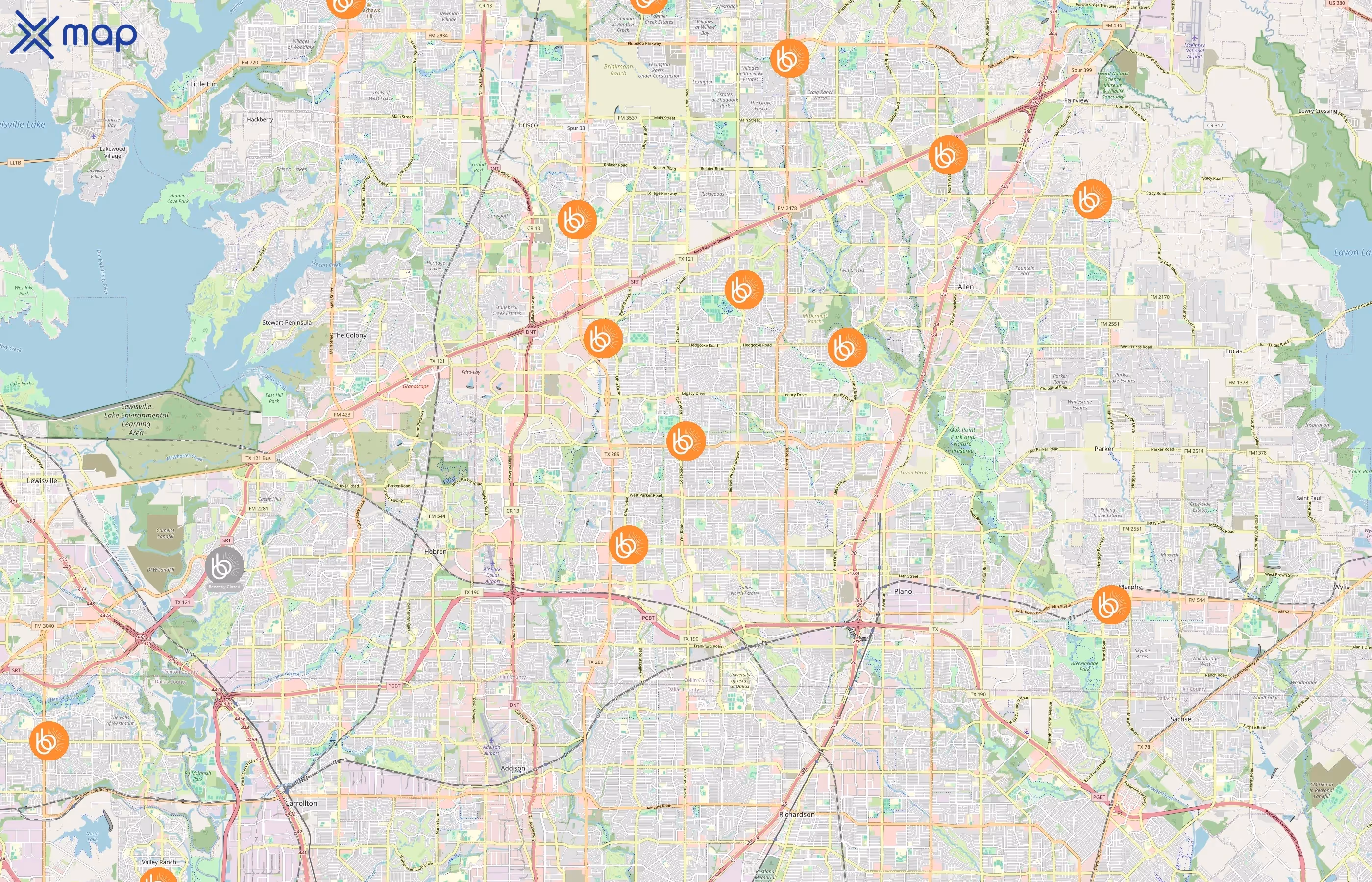 Best Brains area coverage