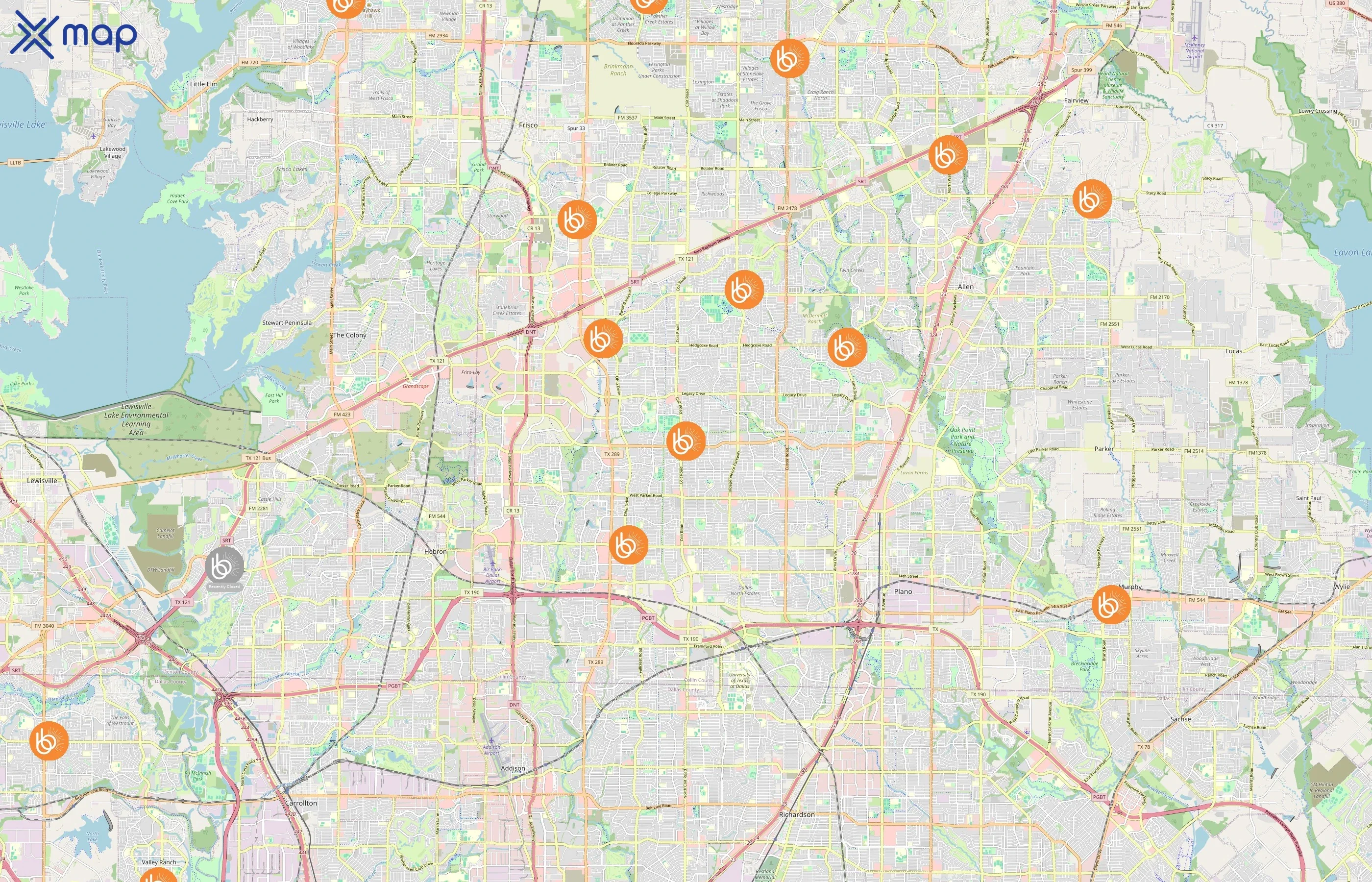 Best Brains area coverage