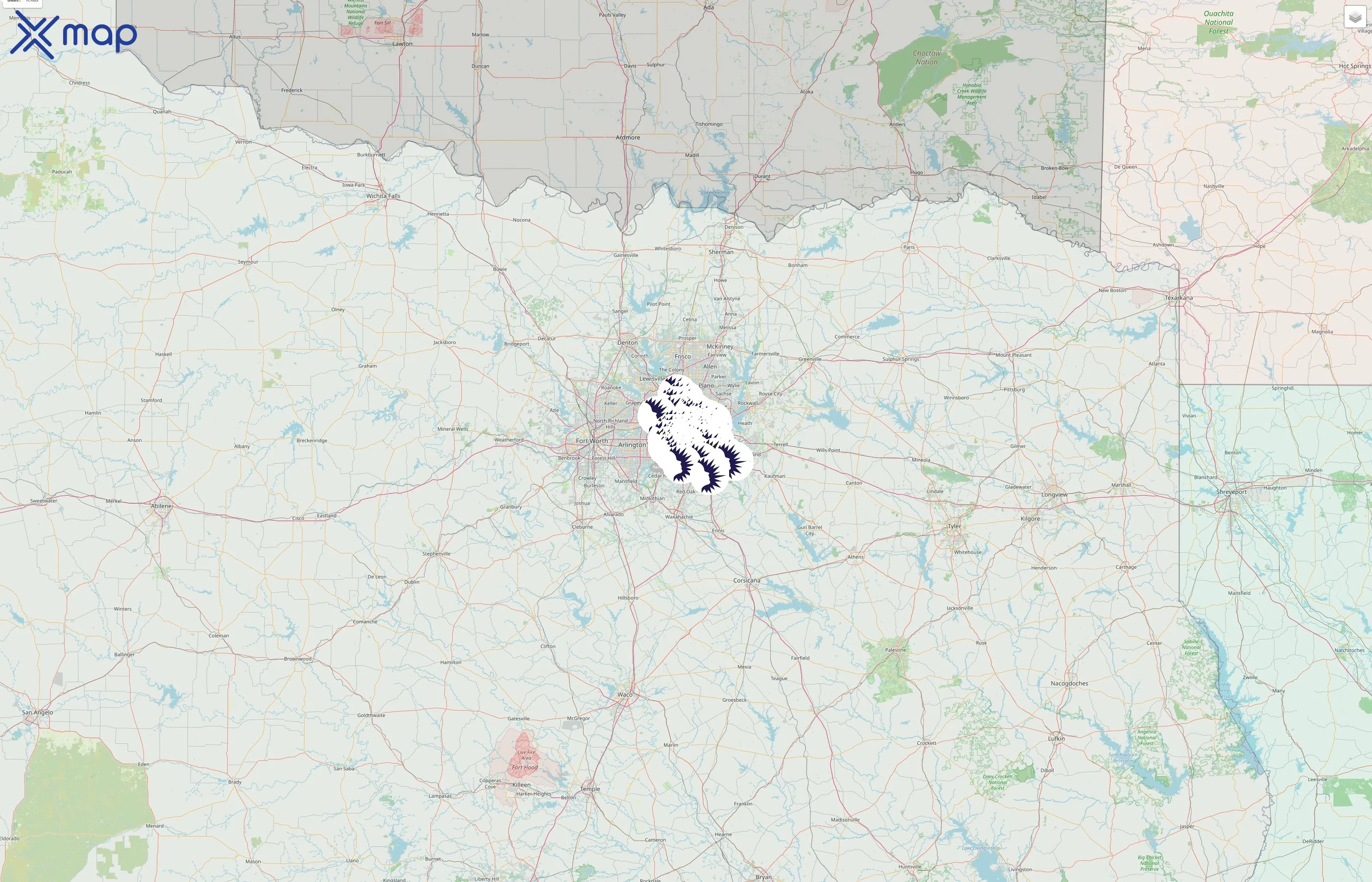Dallas Independent School District street hotspots