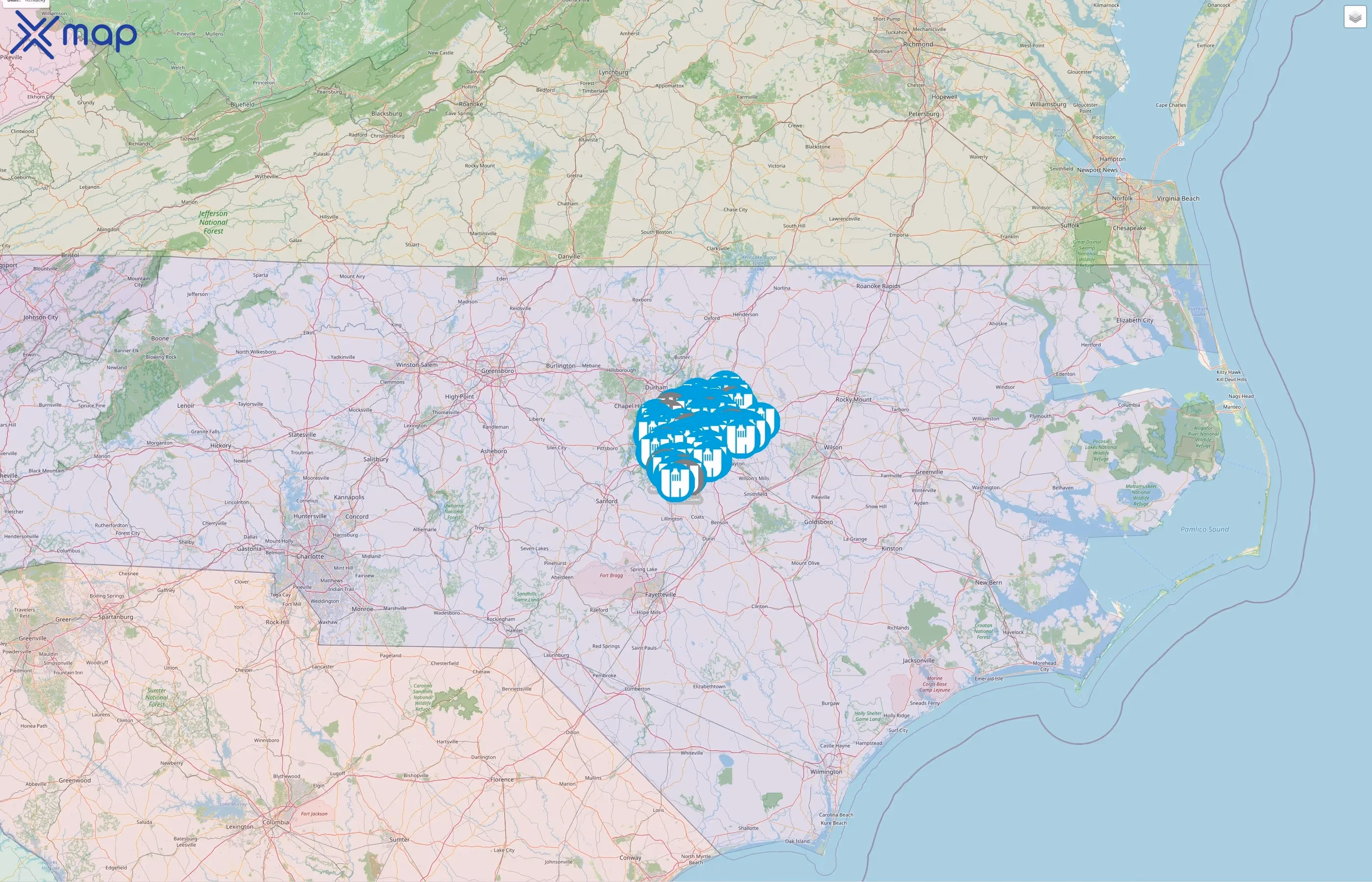 Wake County Public School System street hotspots
