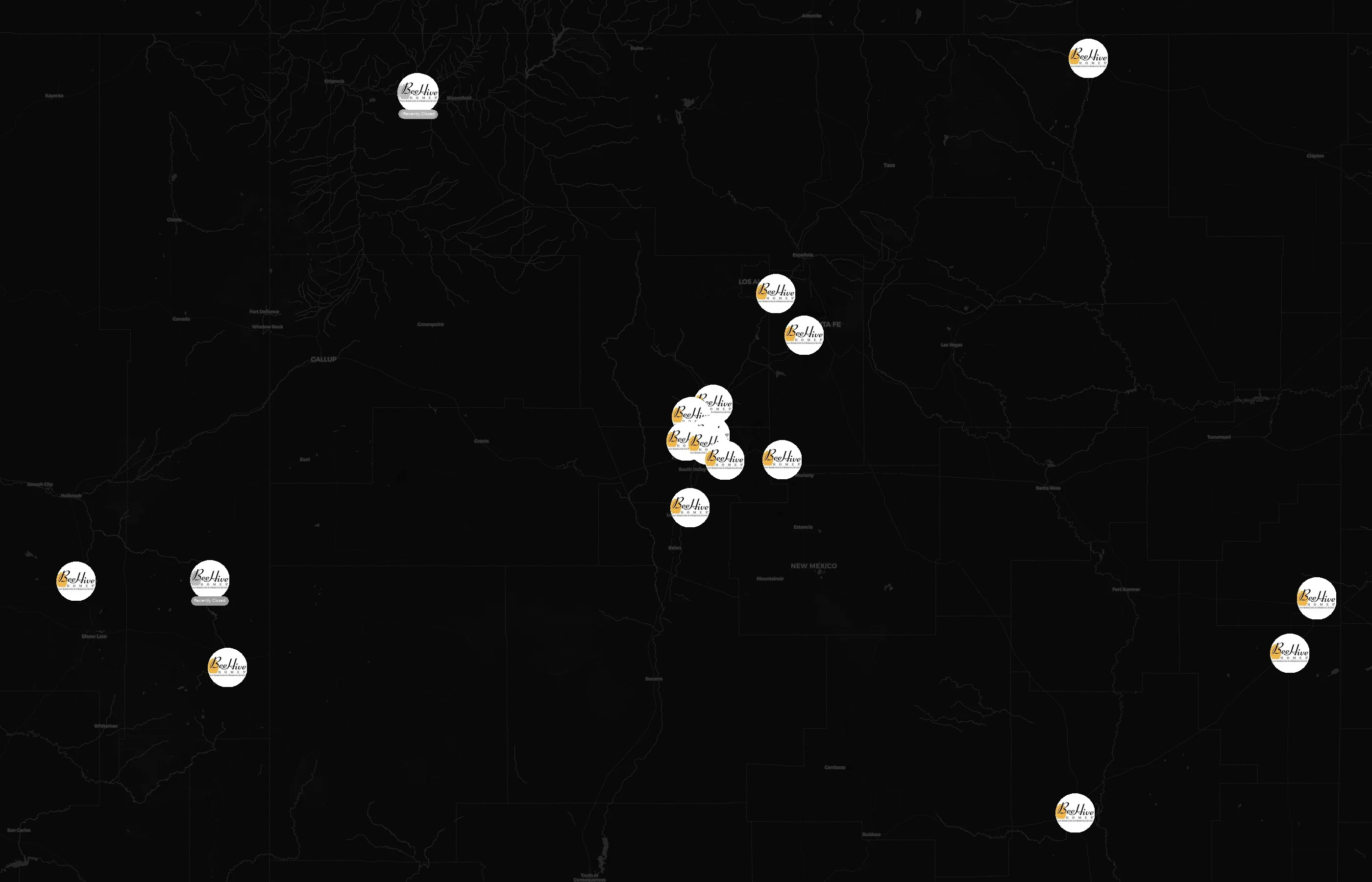 Beehive Homes city distribution