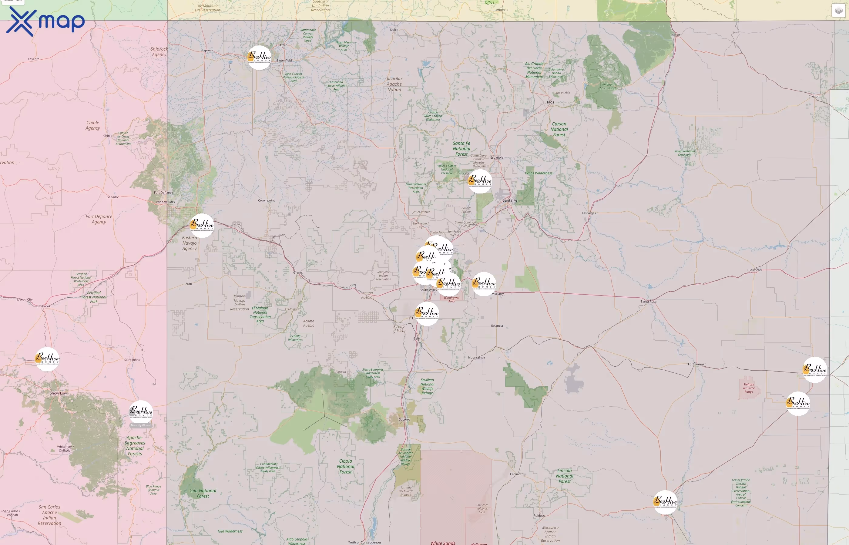 Beehive Homes street hotspots